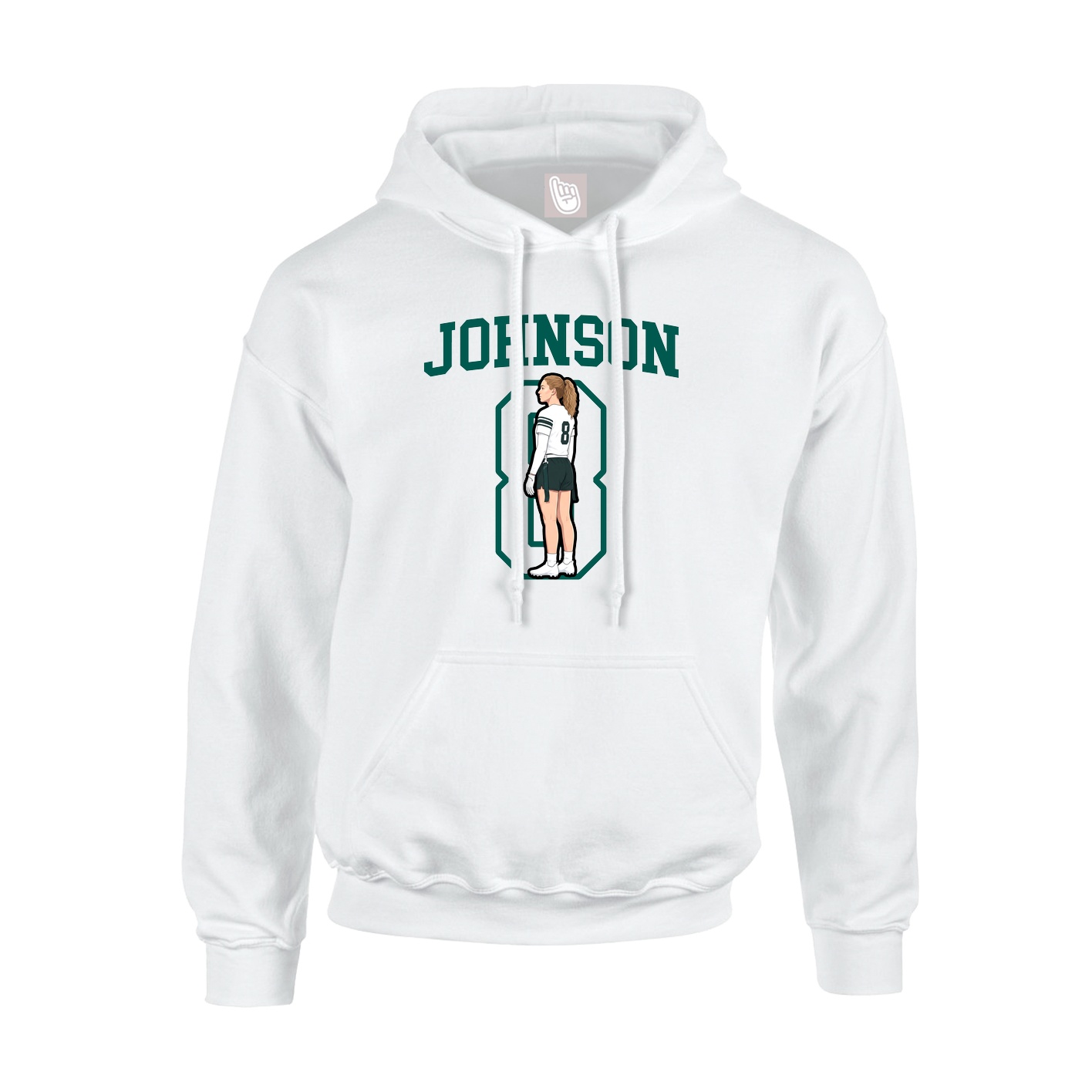 Hoodie — Shirsey in White