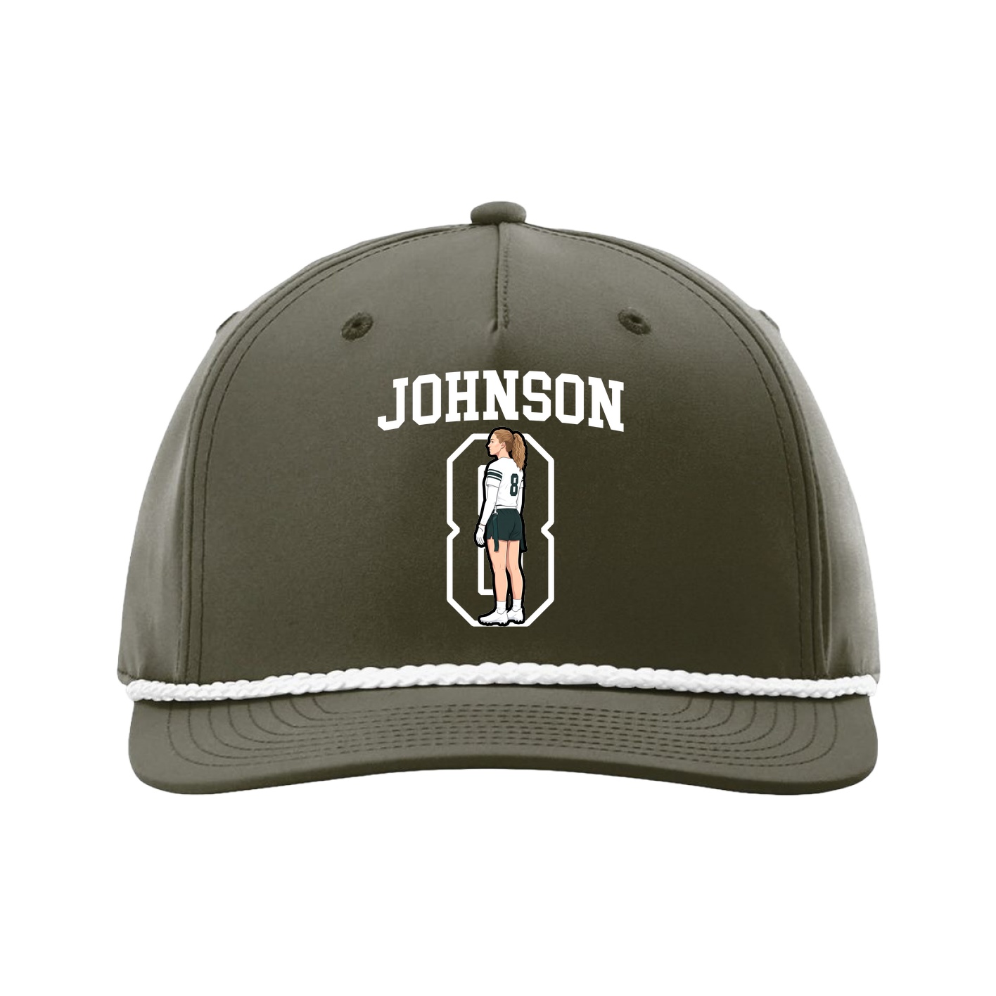 Five-Panel Classic Rope Cap — Shirsey in Green