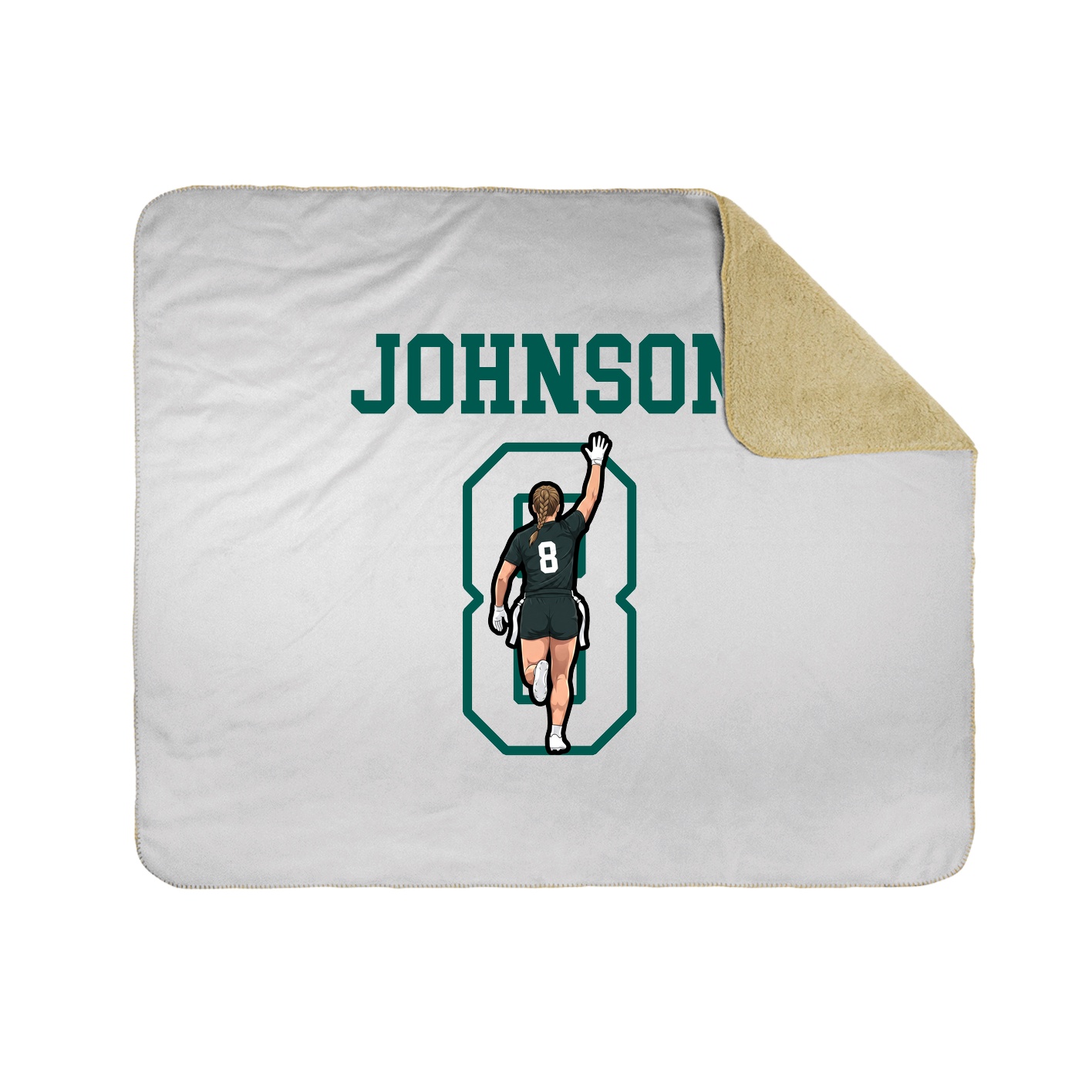 Throw Blanket — Shirsey in White