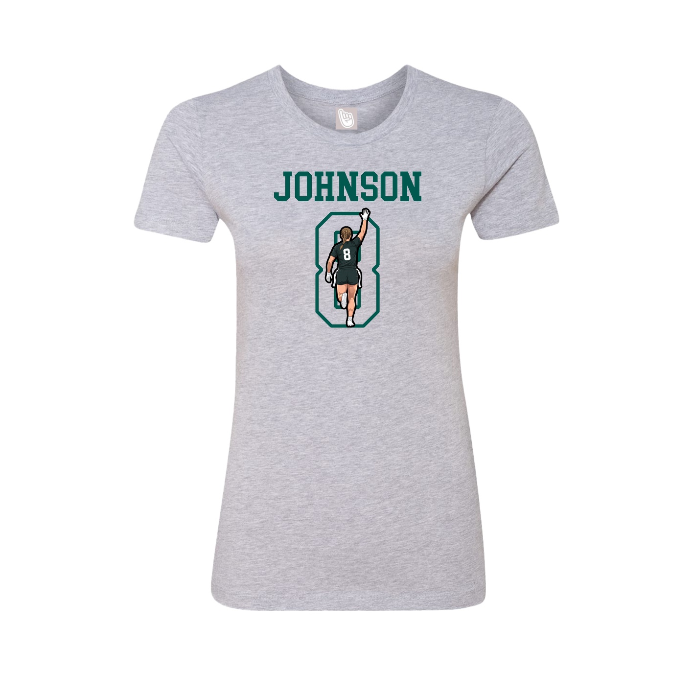 Fitted Women's Tee — Shirsey in Grey