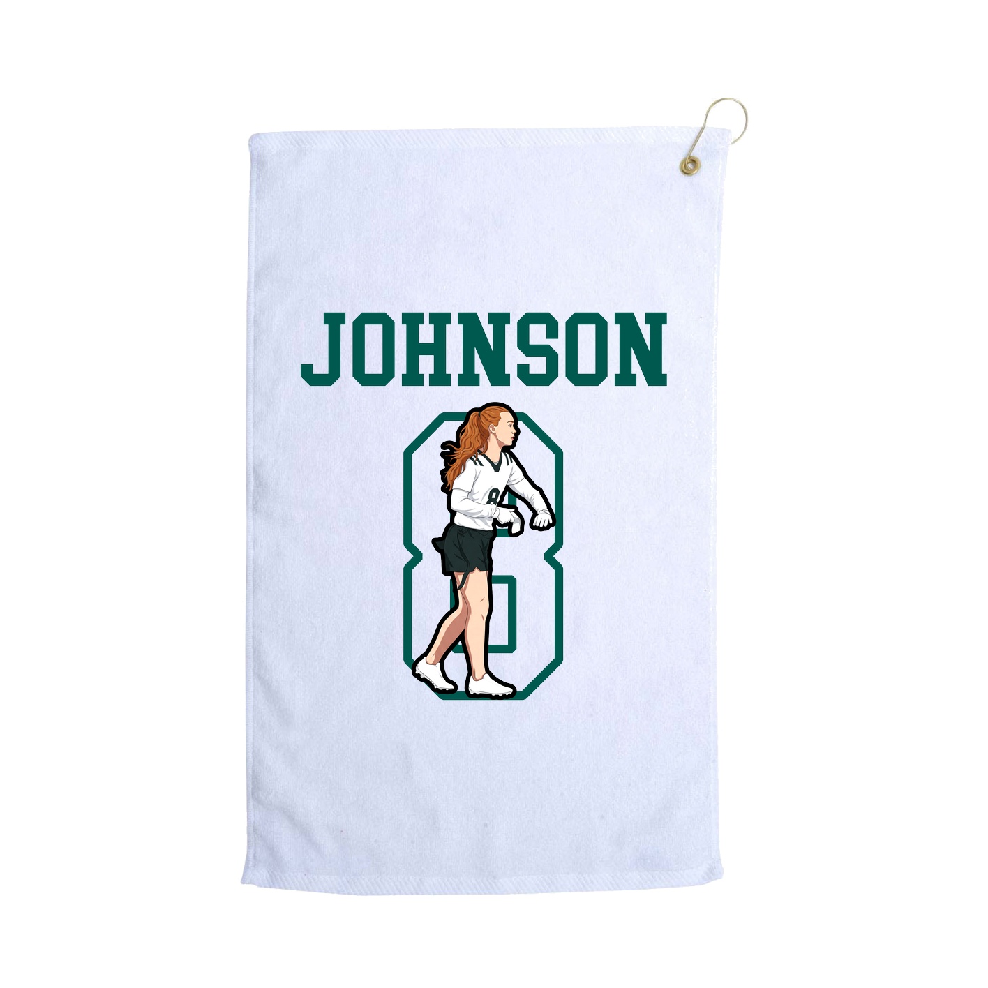 Golf Towel — Shirsey in White