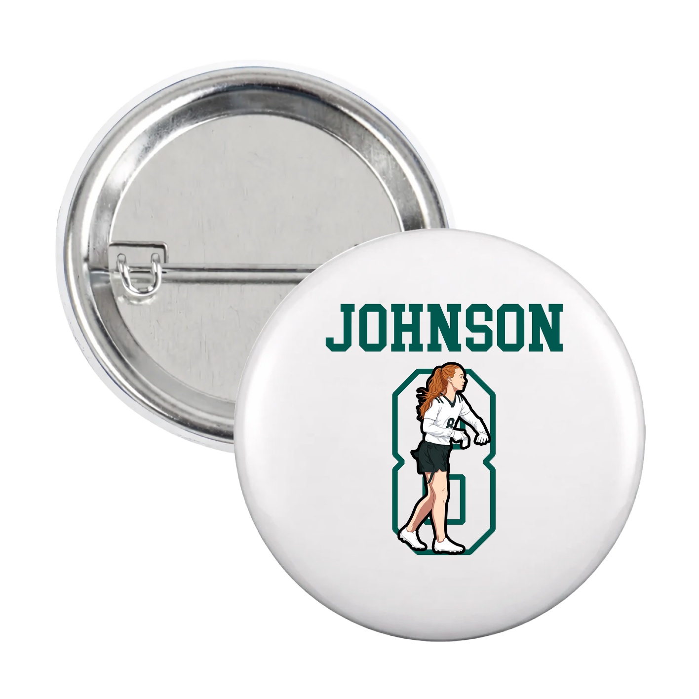 Game Day Button — Shirsey in White