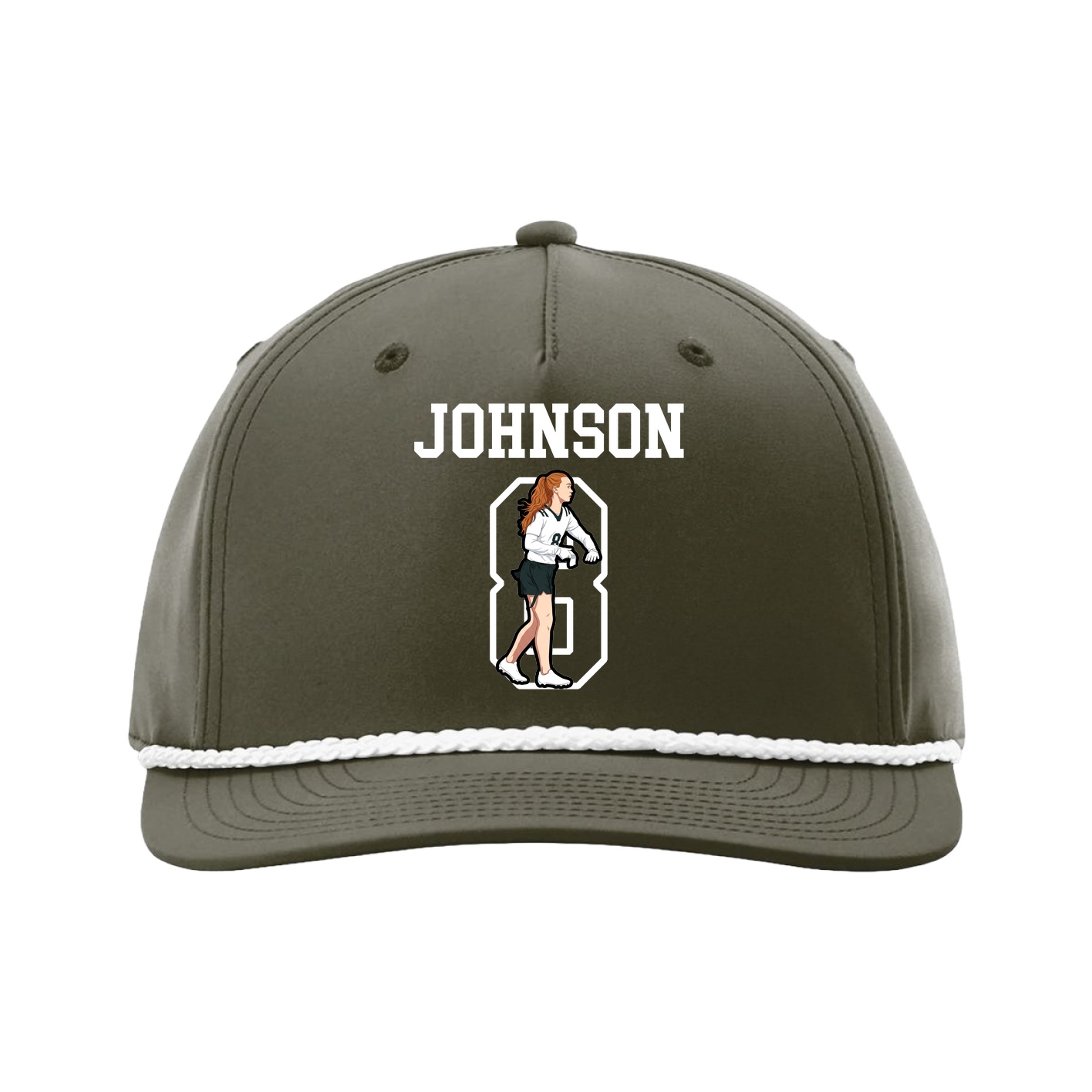 Five-Panel Classic Rope Cap — Shirsey in Green