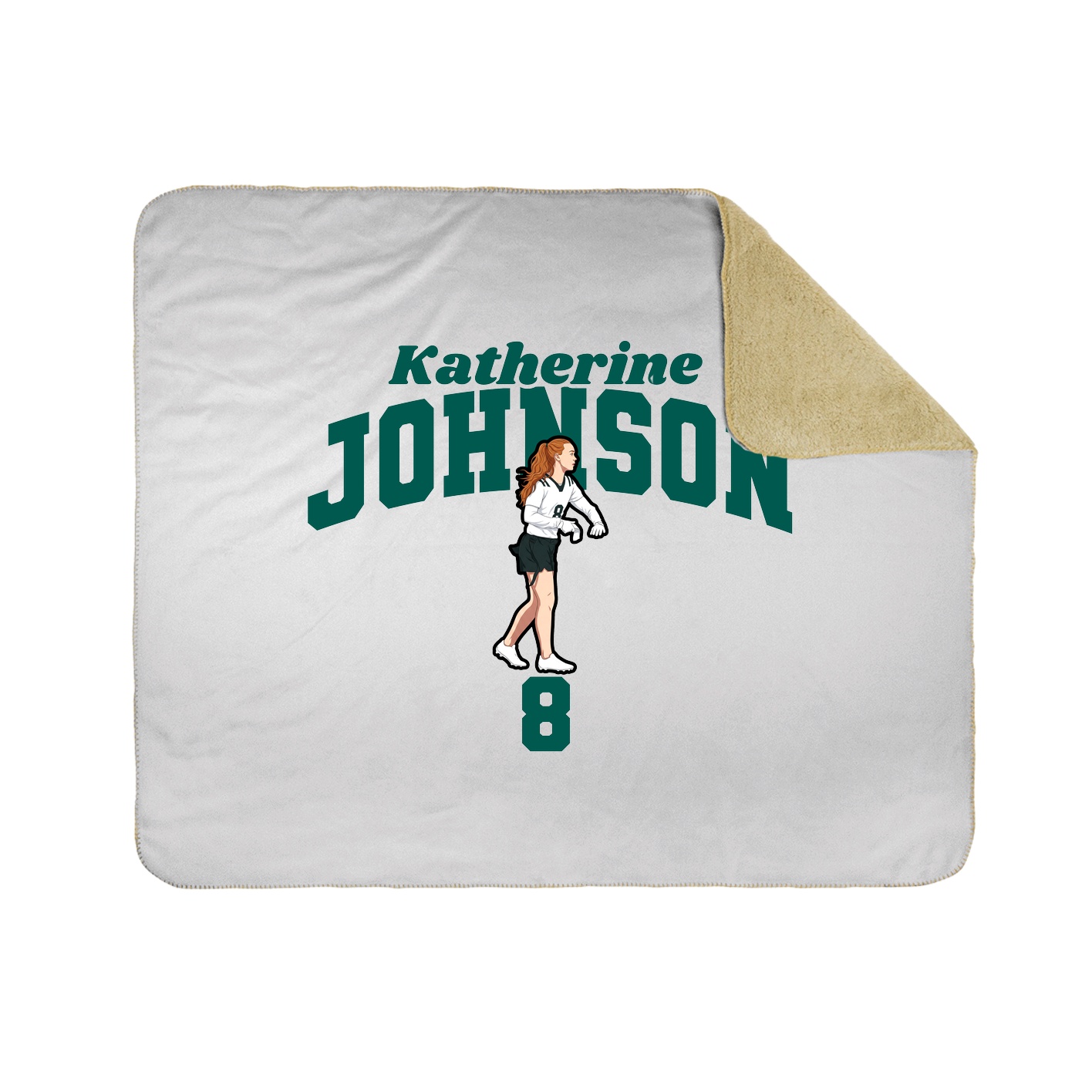 Throw Blanket — Signature Arch in White
