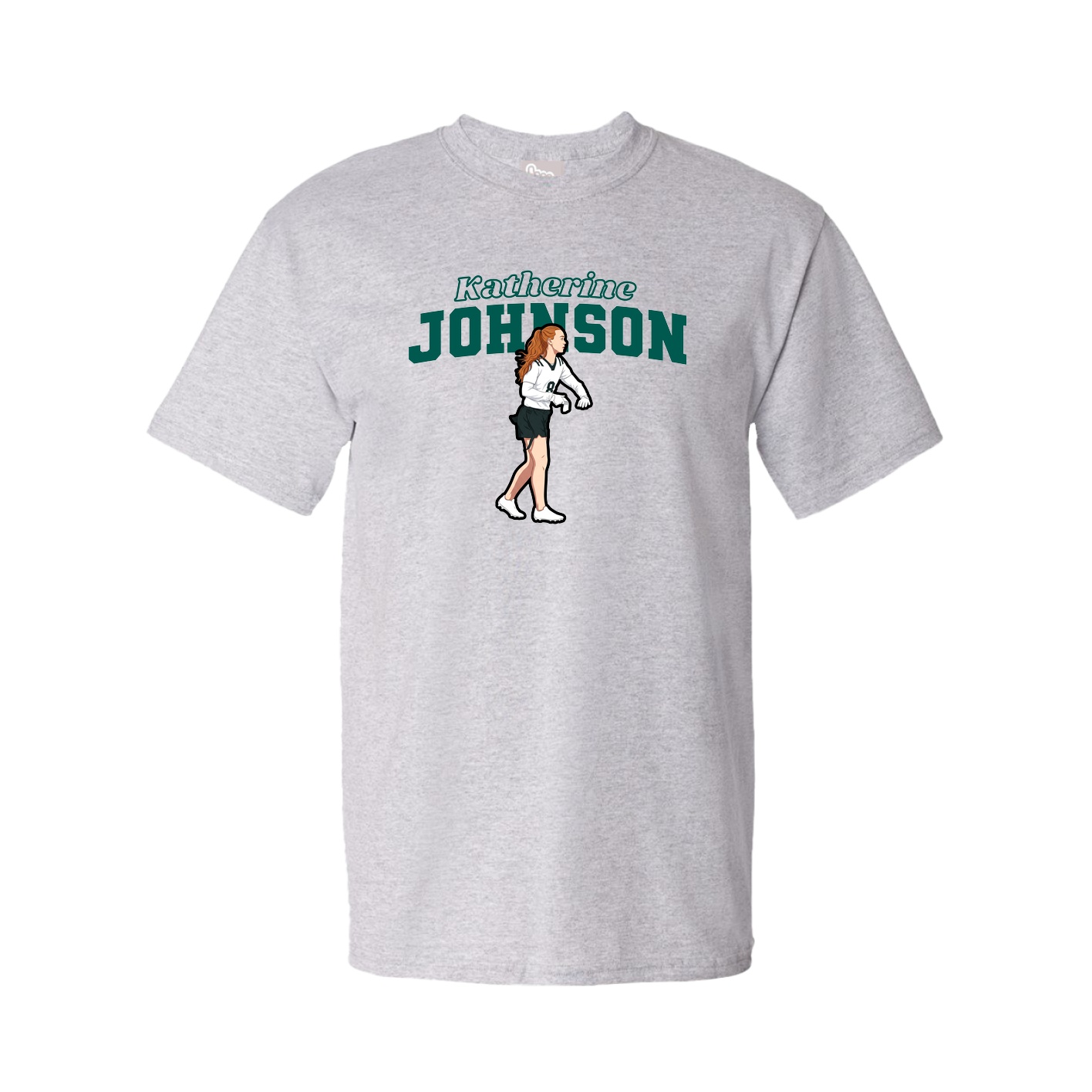 Tee — Name Arch in Grey