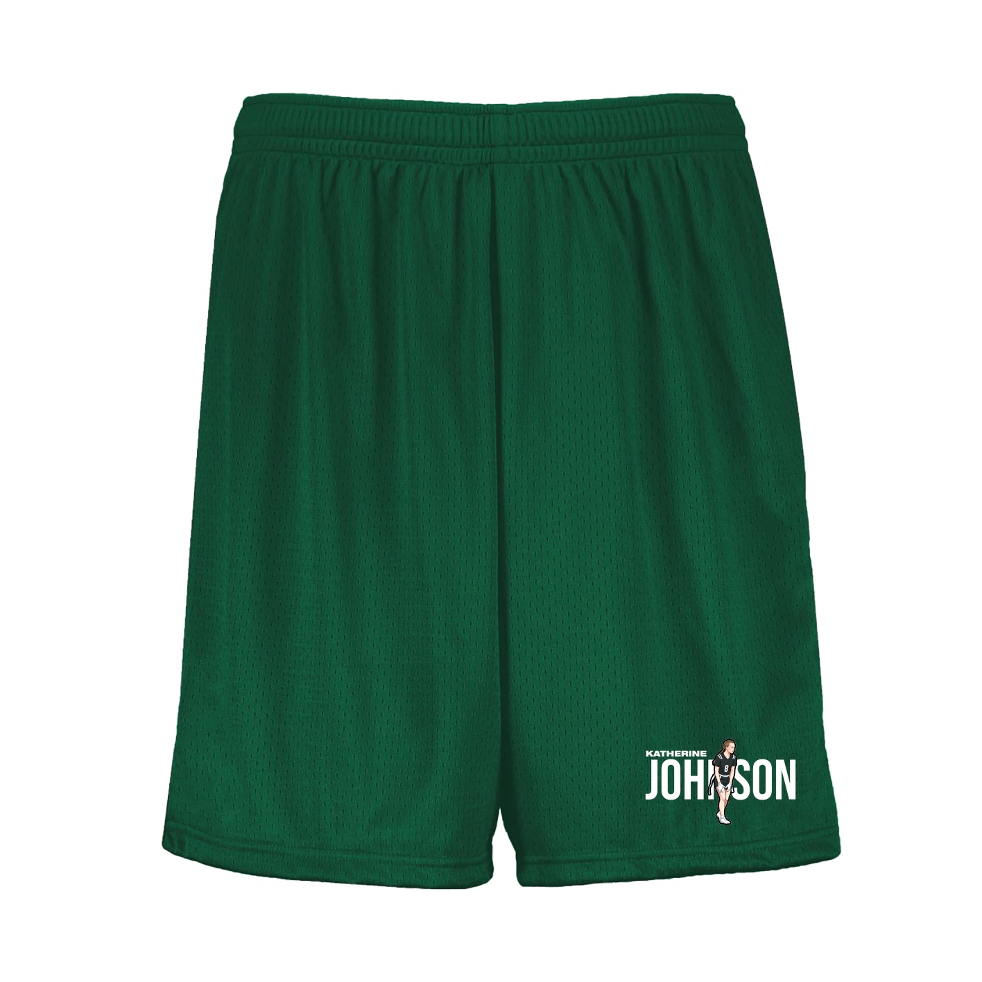 Shorts — Player Name in Green