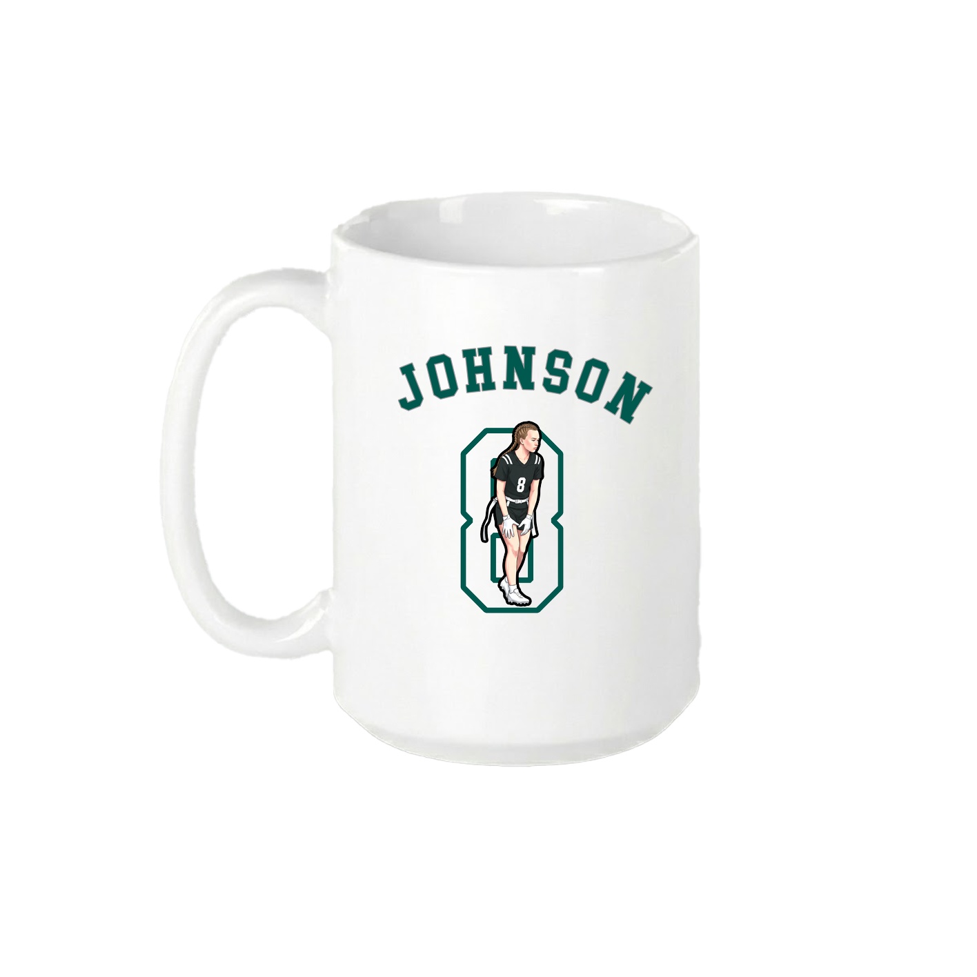 15oz Coffee Mug — Shirsey Arch in White