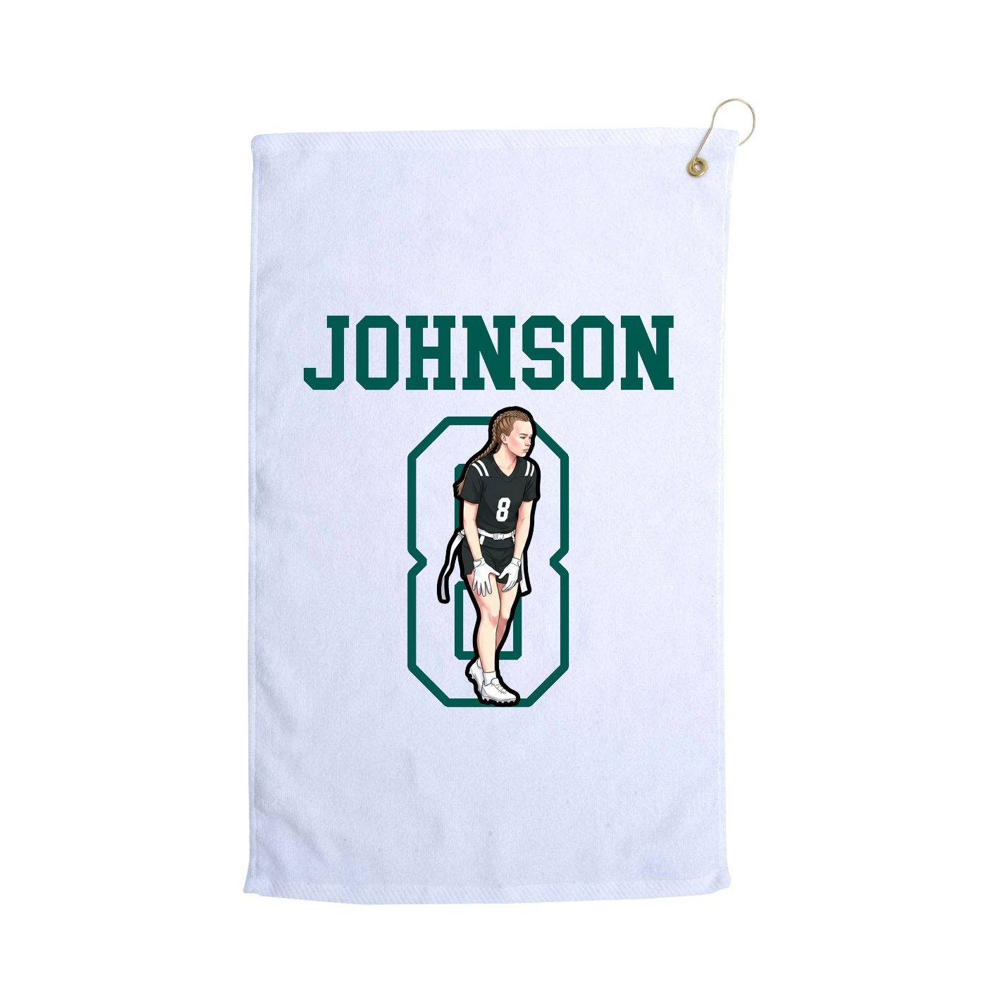 Golf Towel — Shirsey in White