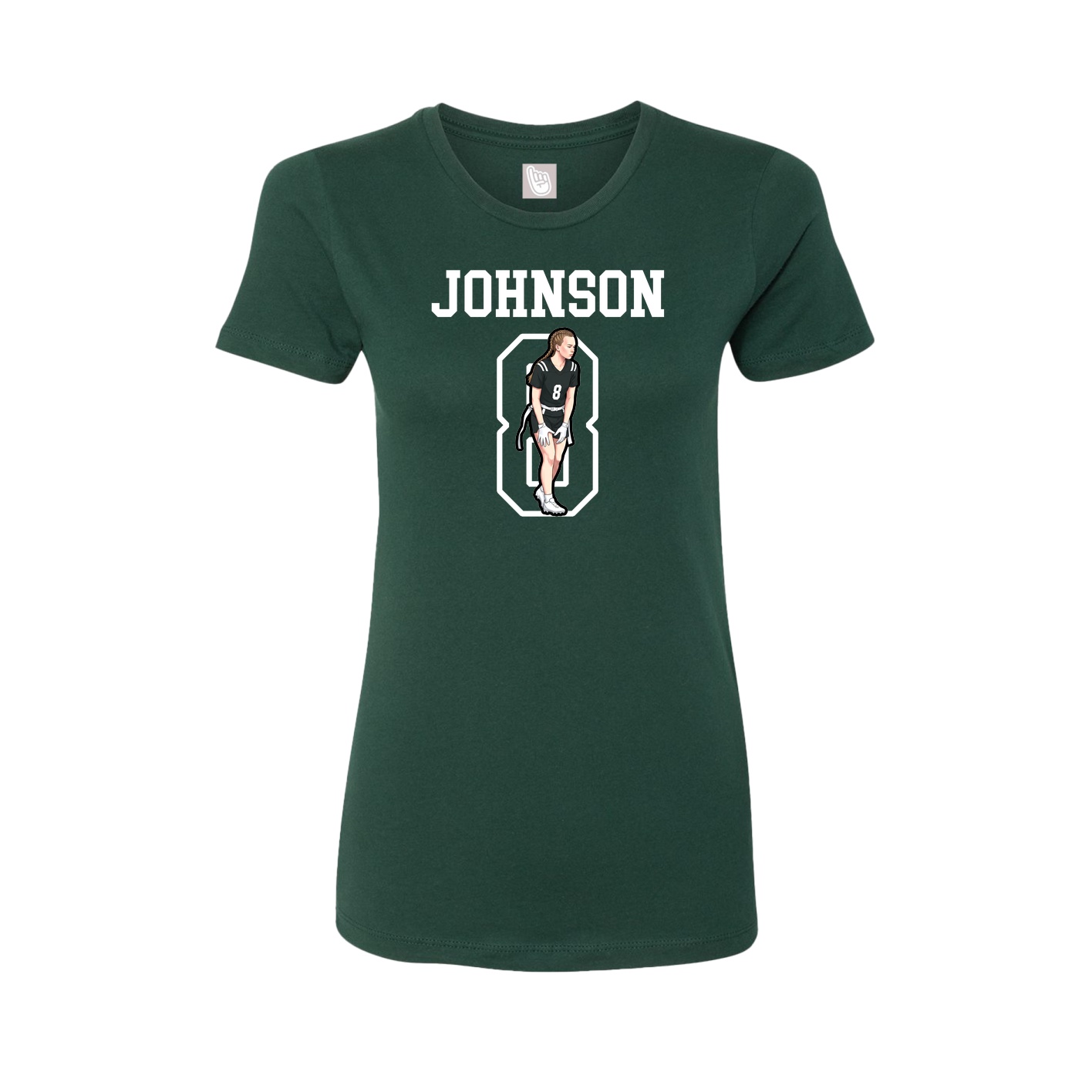 Fitted Women's Tee — Shirsey in Green