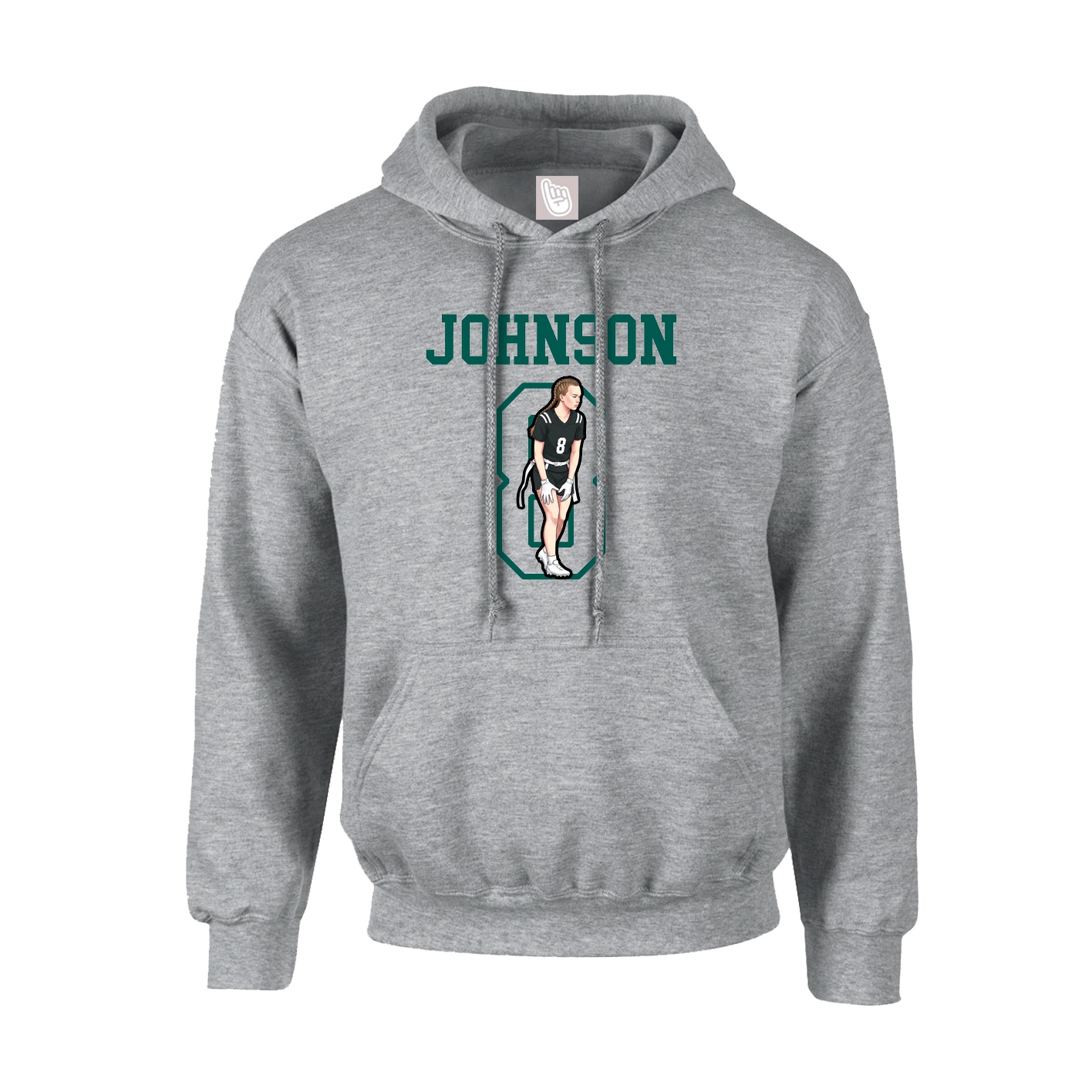Hoodie — Shirsey in Grey