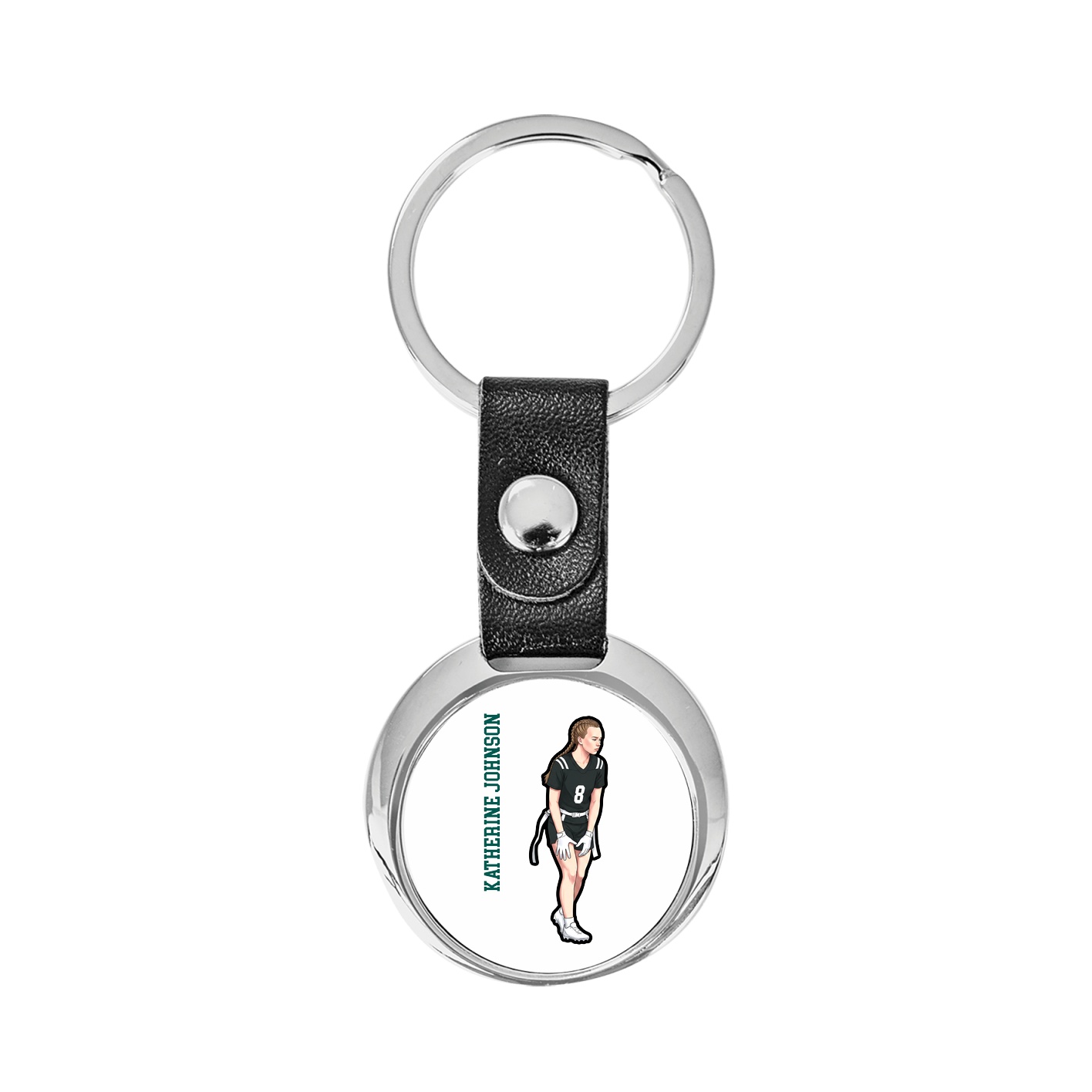 Key Chain — Name Vertical in Classic