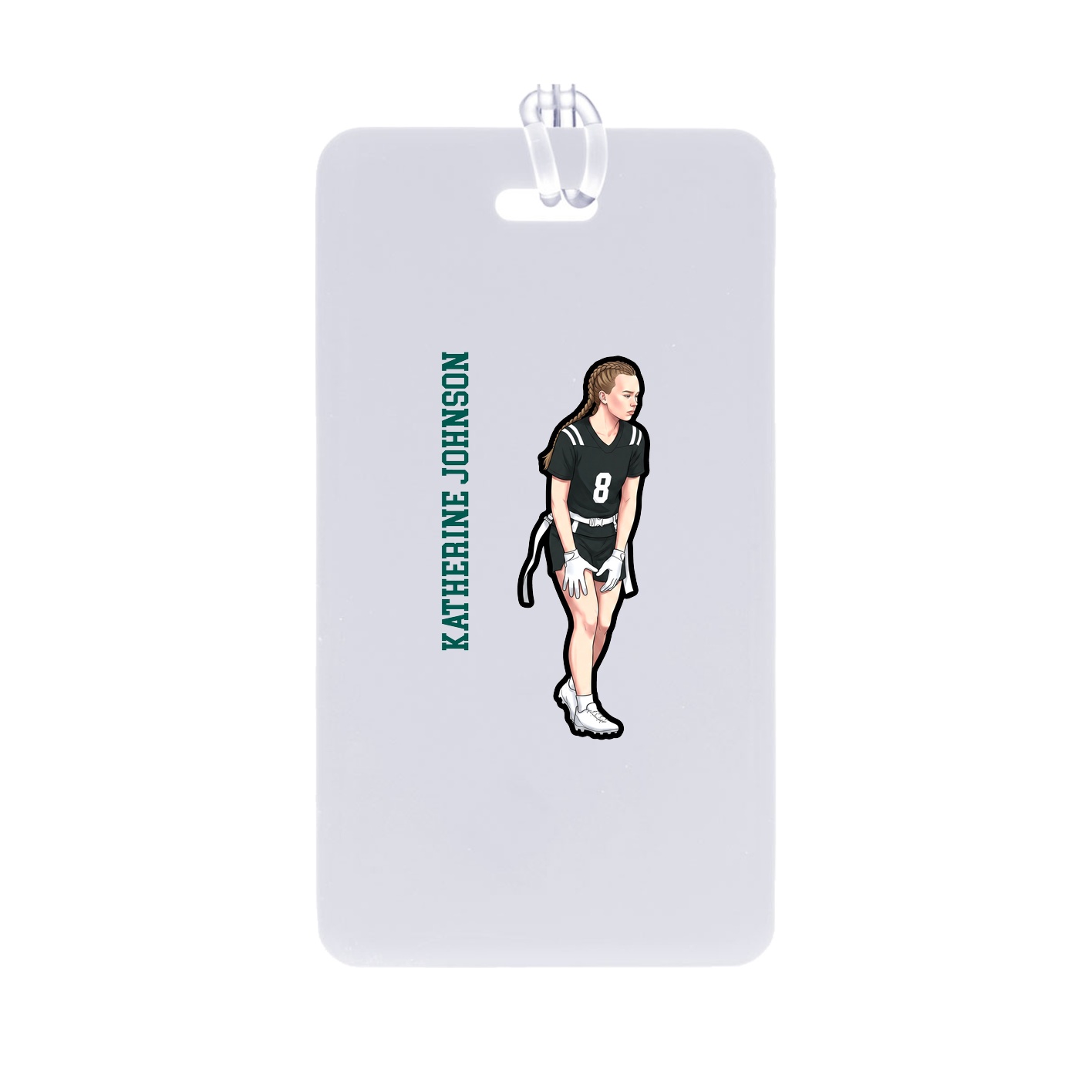 Bag Tag — Name Vertical in Classic