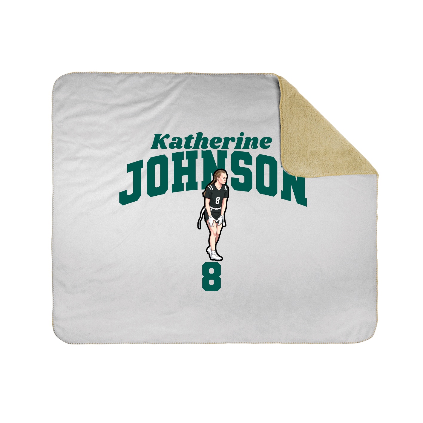 Throw Blanket — Signature Arch in White
