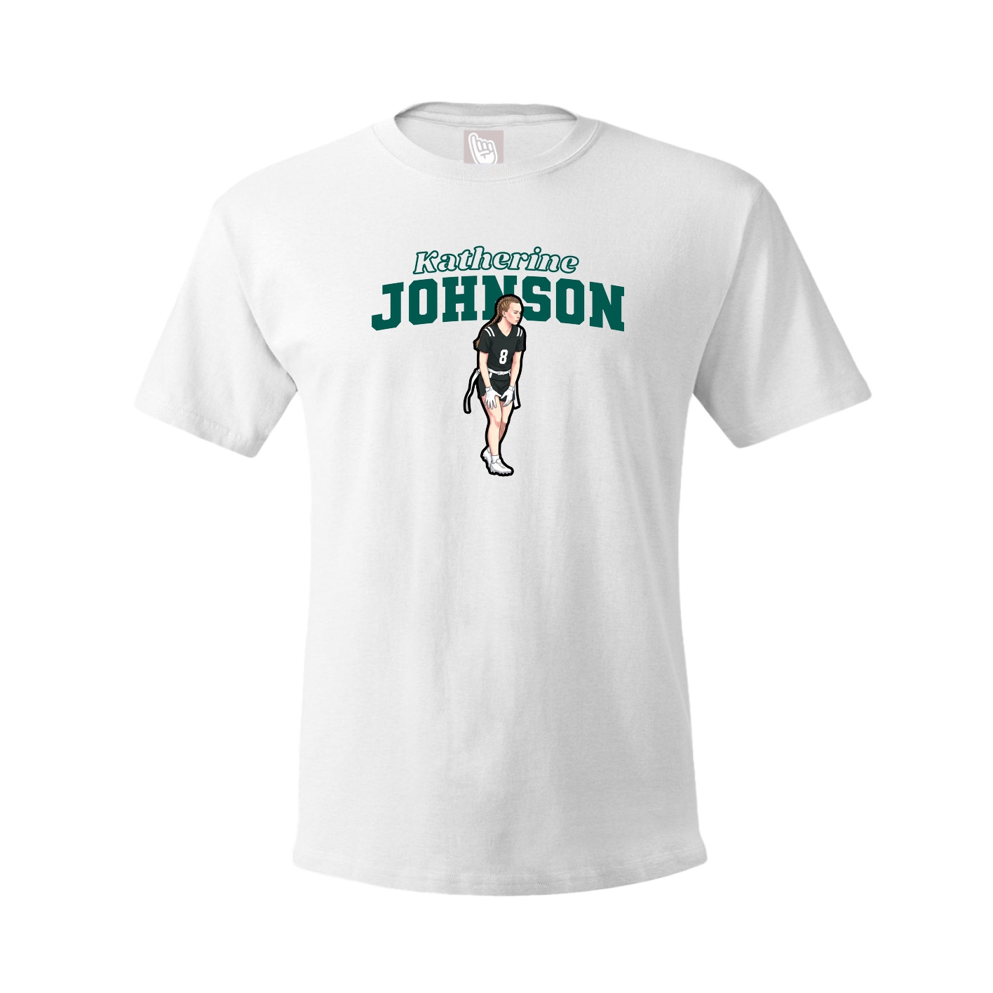Tee — Name Arch in White