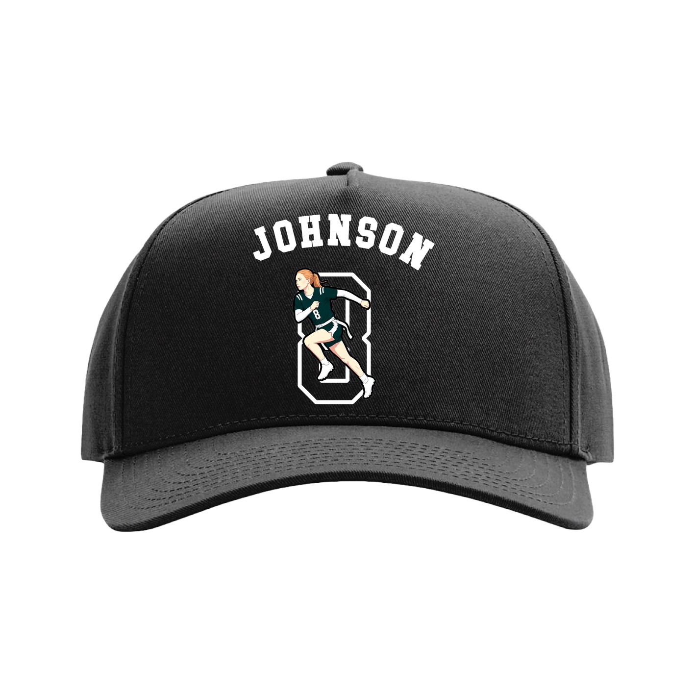 Full Fabric Five-Panel Champ Cap