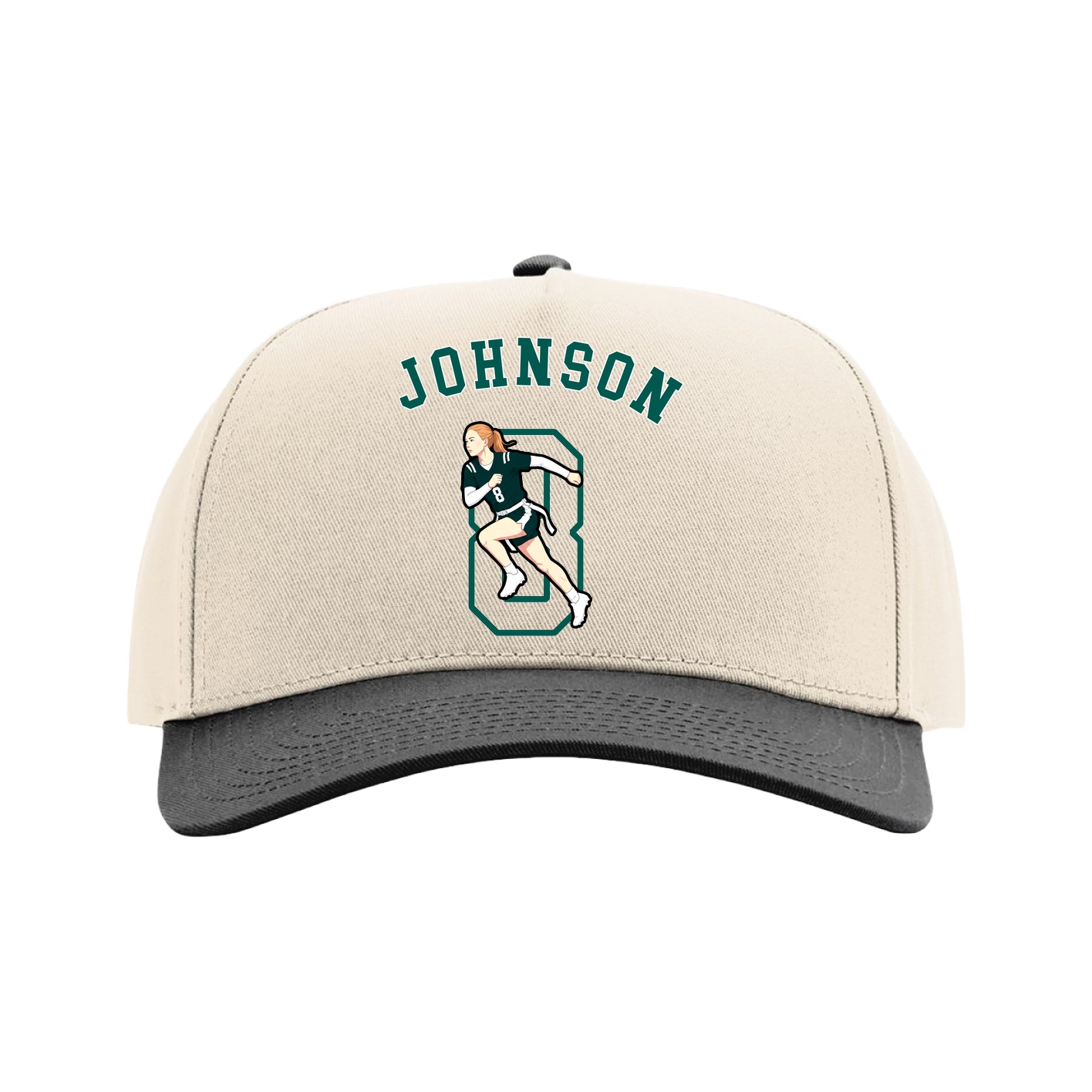 Full Fabric Five-Panel Champ Cap