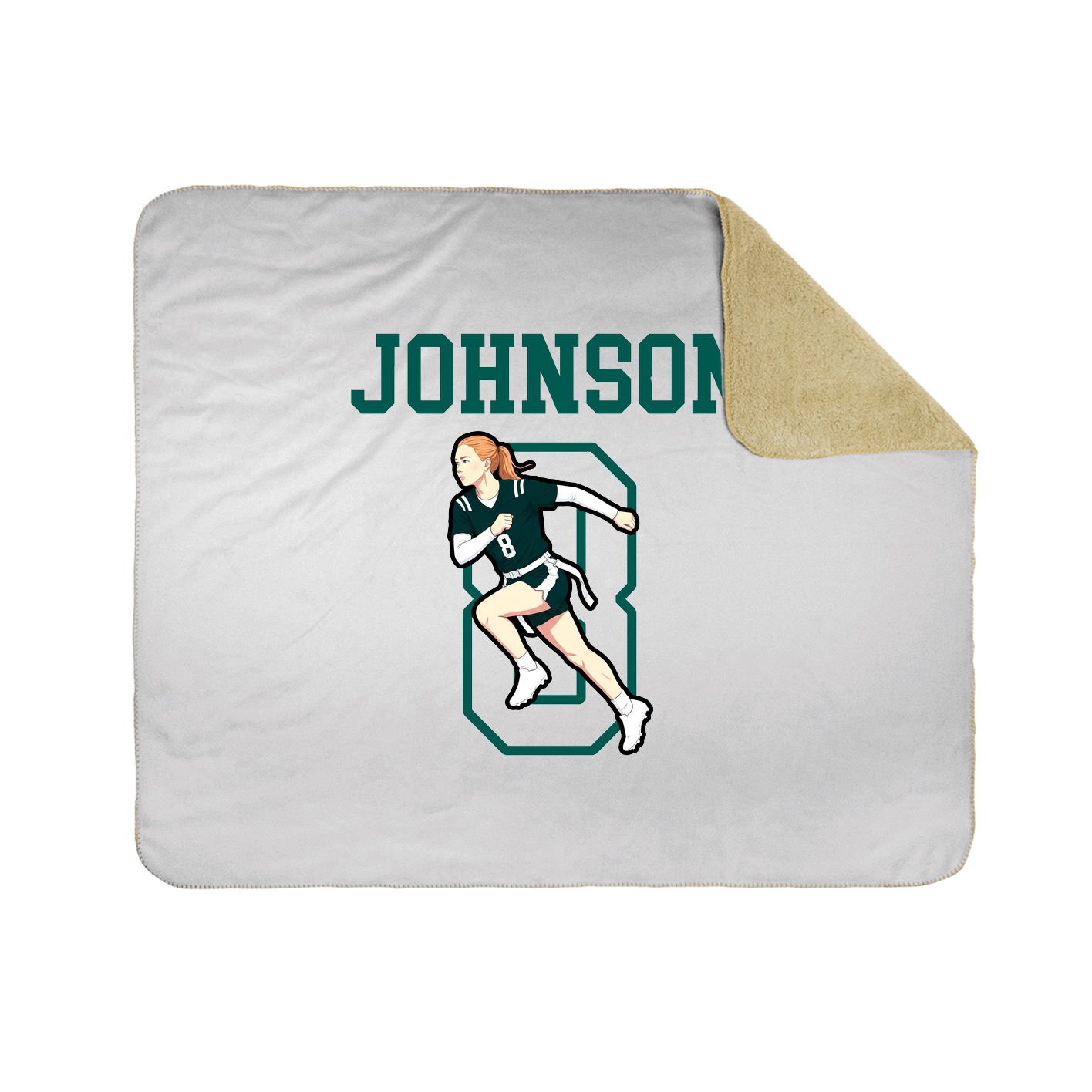 Throw Blanket — Shirsey in White
