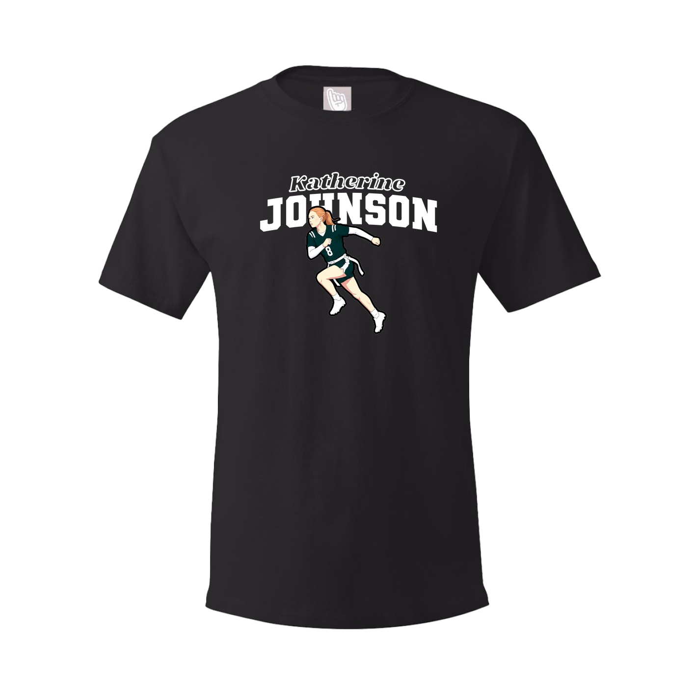 Youth Tee — Name Arch in Black