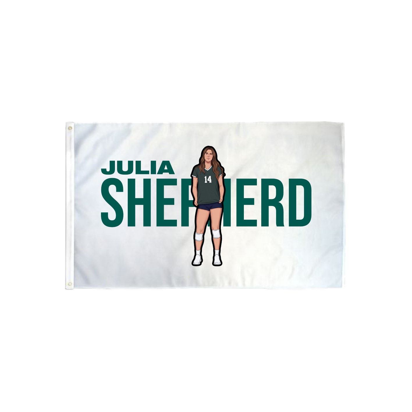 3x5 Flag — Player Name in Classic