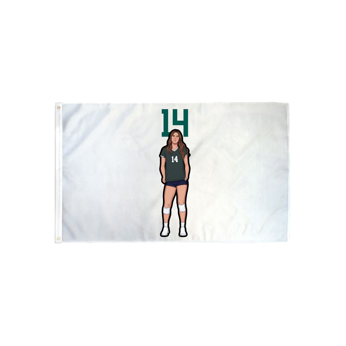 3x5 Flag — Number Top in Classic