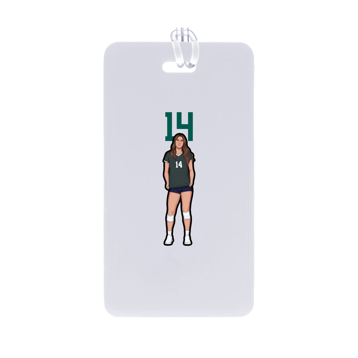 Bag Tag — Number Top in Classic