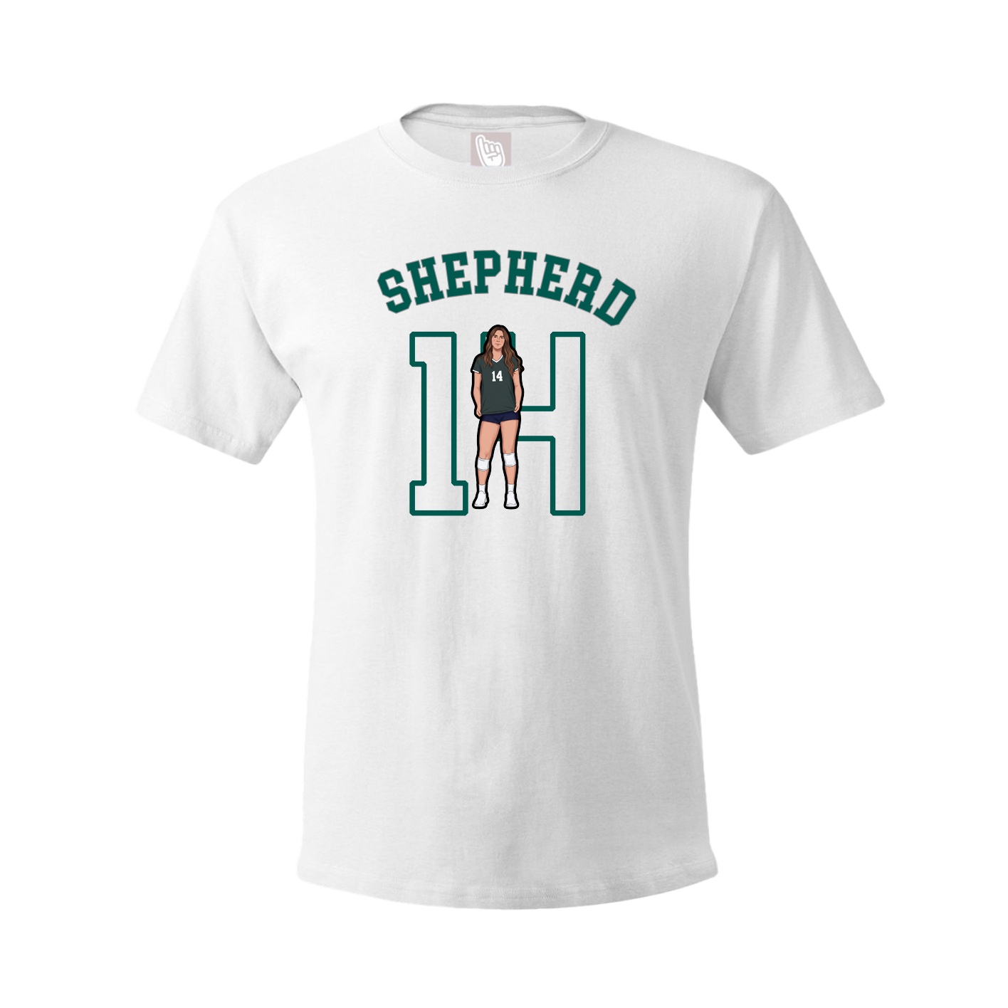 Tee — Shirsey Arch in White