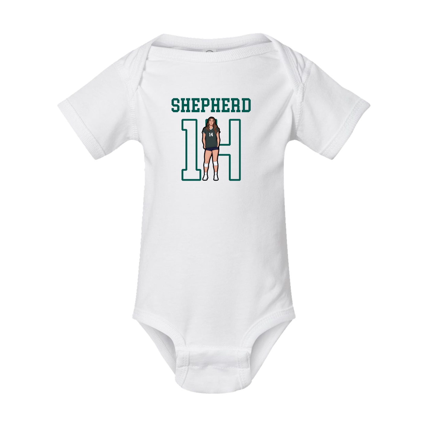 Baby Onesie — Shirsey in White