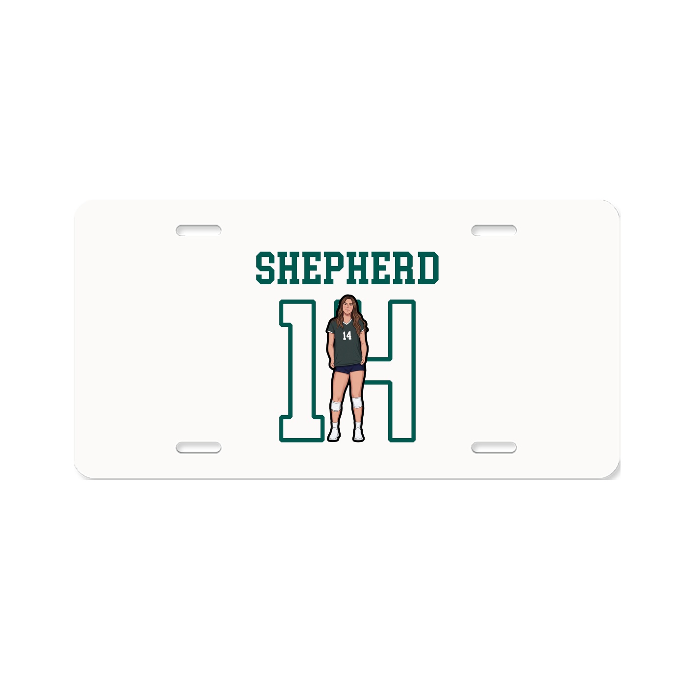 License Plate — Shirsey in Classic