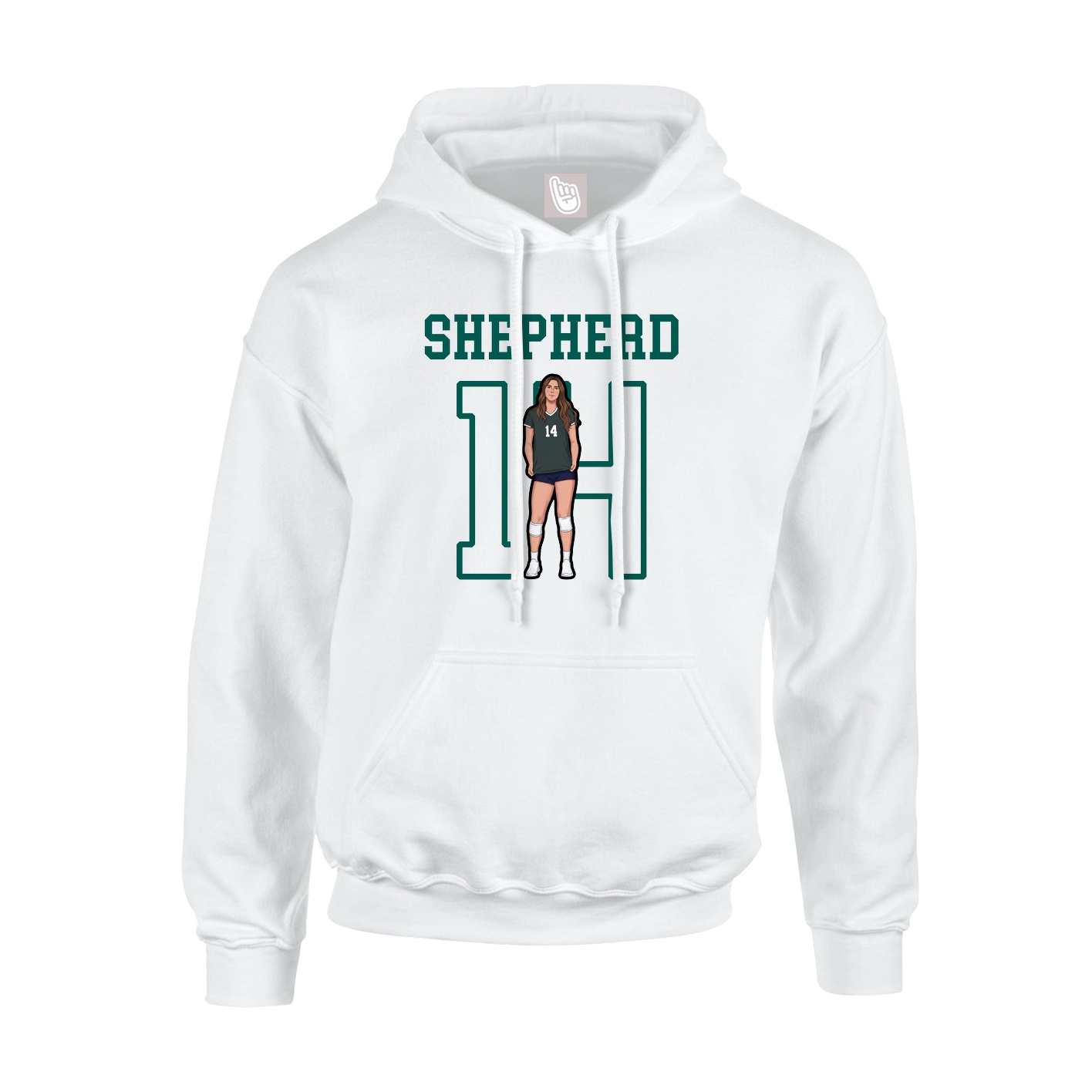 Youth Hoodie — Shirsey in White