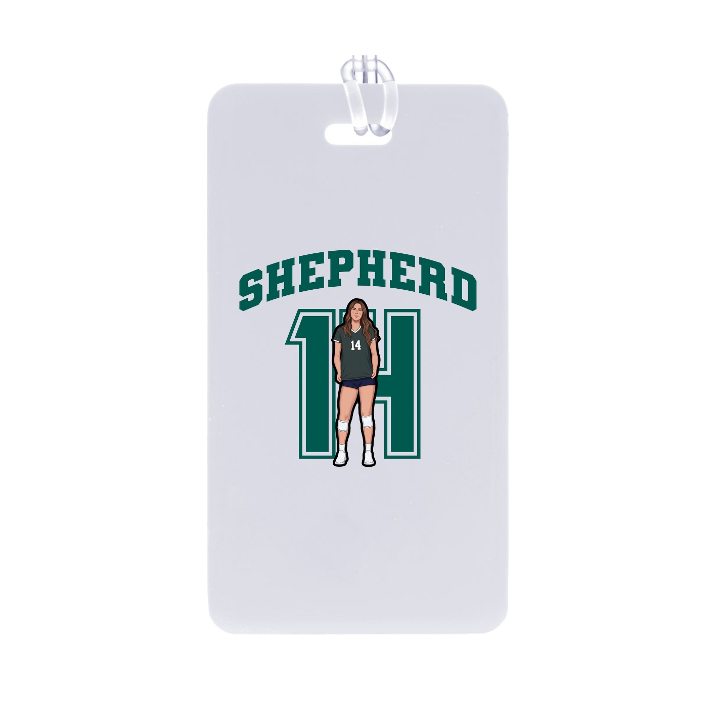 Bag Tag — Number in Classic
