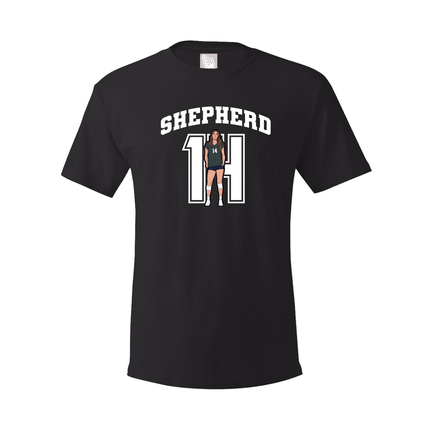 Tee — Number in Black