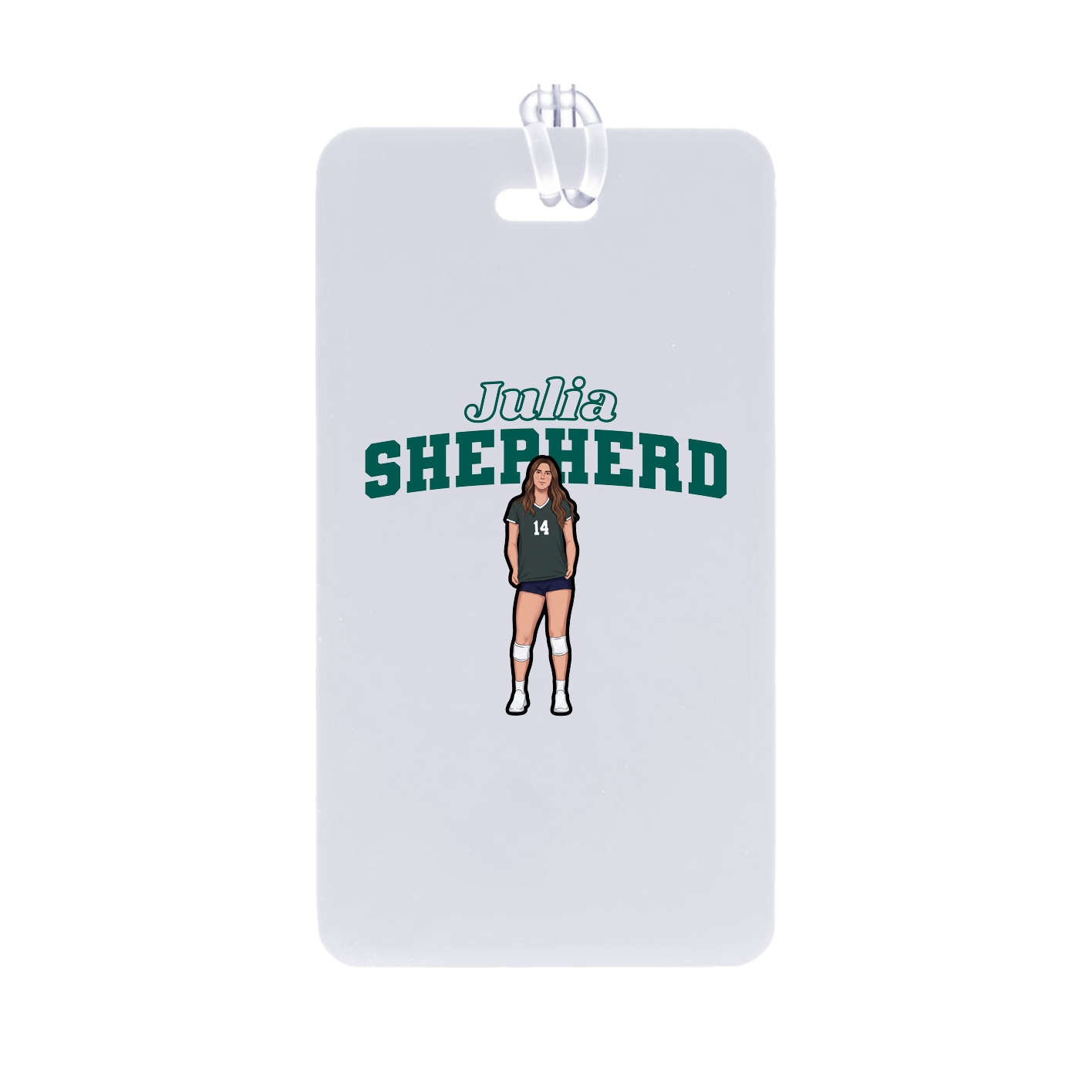 Bag Tag — Name Arch in Classic