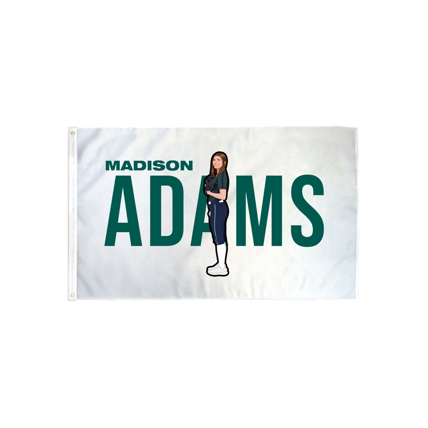 3x5 Flag — Player Name in Classic