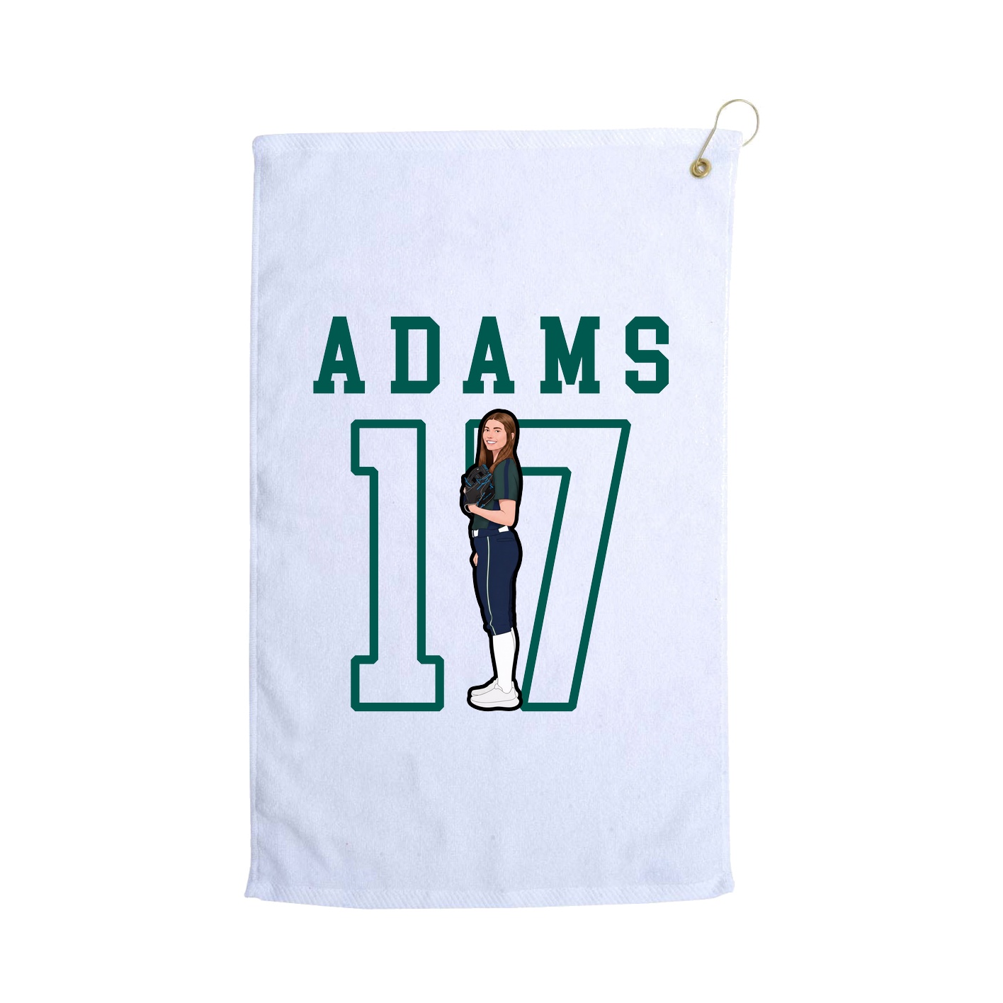 Golf Towel — Shirsey in White