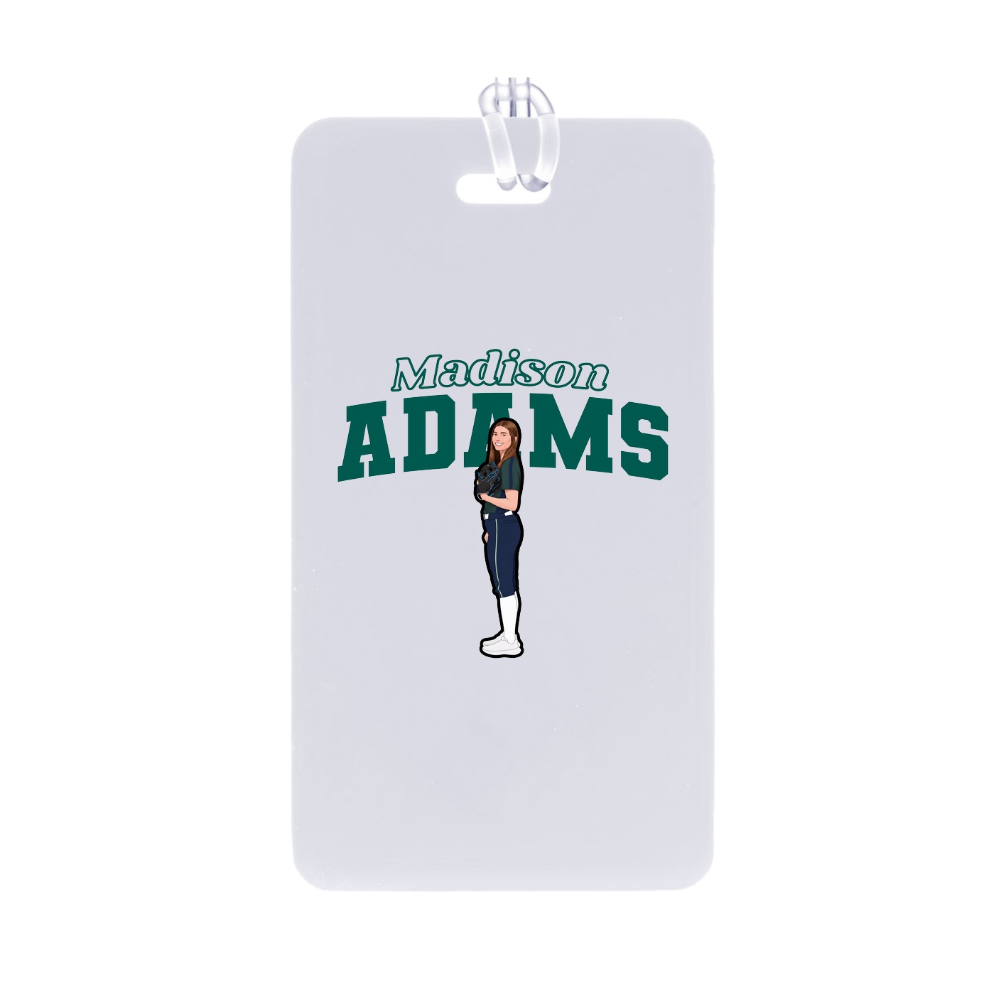 Bag Tag — Name Arch in Classic