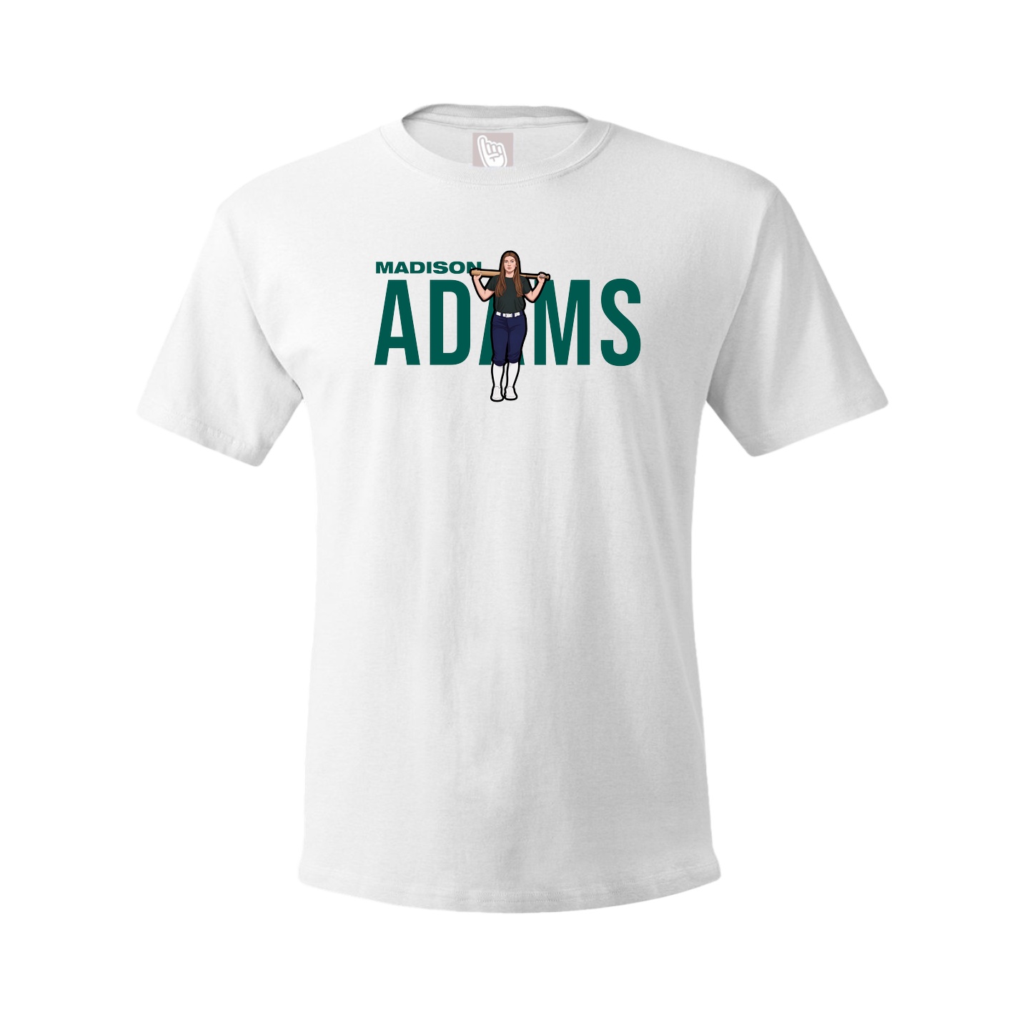 Tee — Player Name in White
