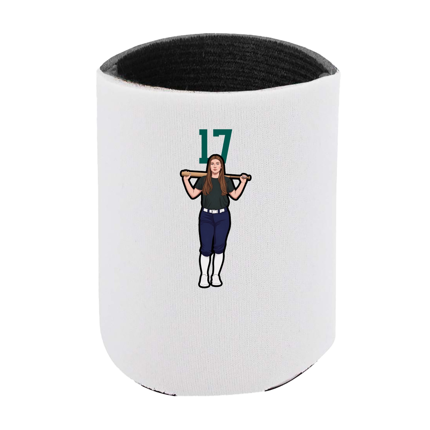 Can Holder — Number Top in White