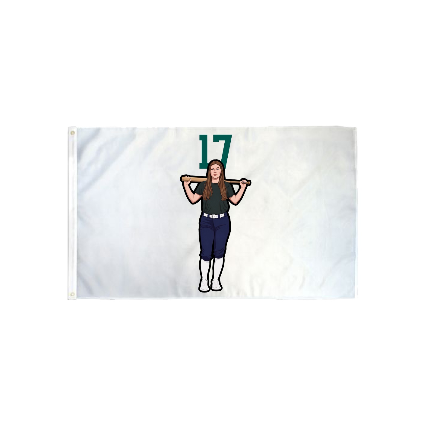 3x5 Flag — Number Top in Classic