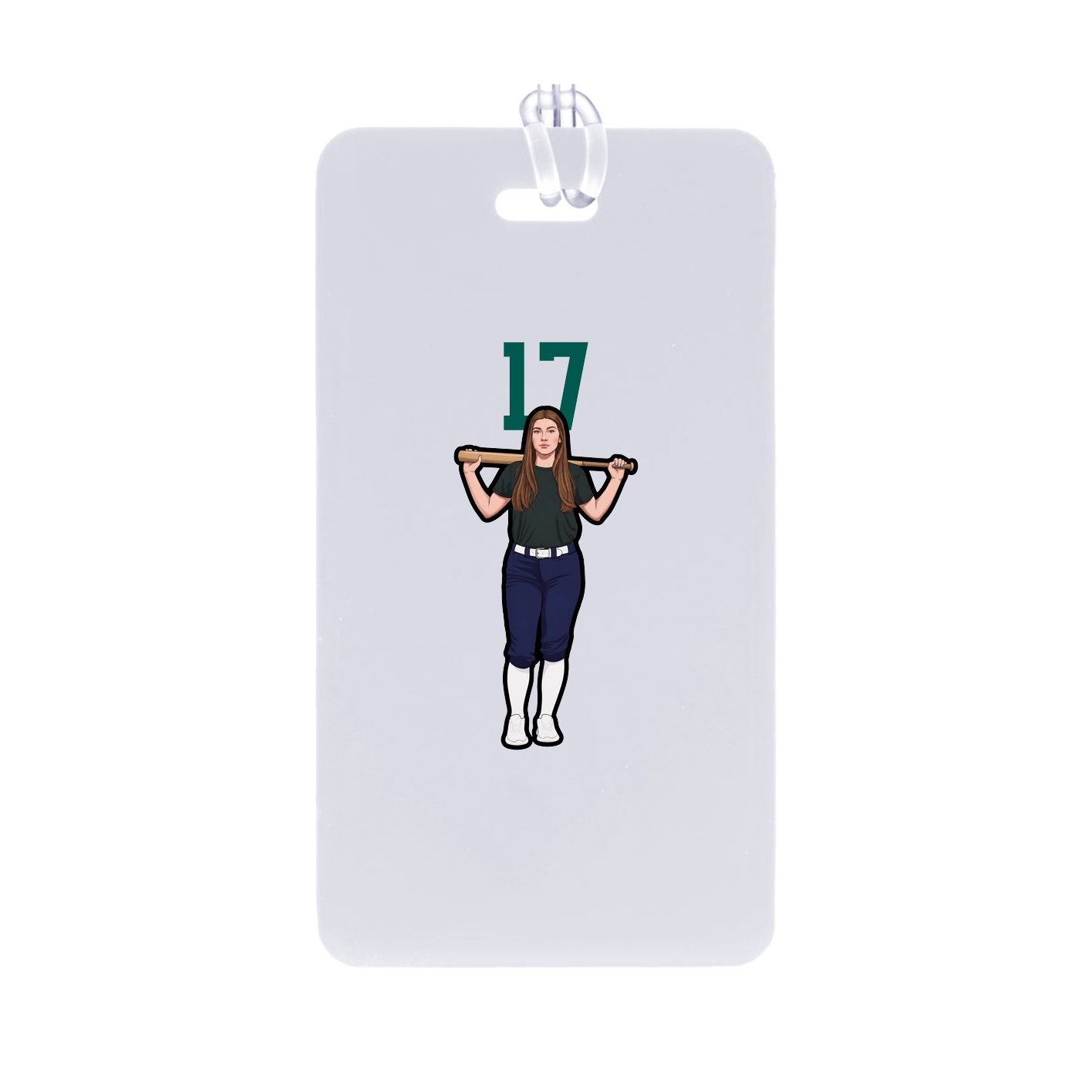 Bag Tag — Number Top in Classic