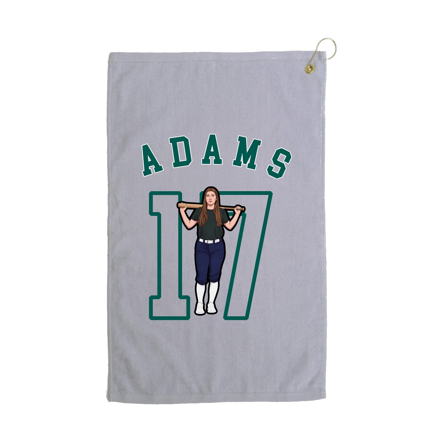 Golf Towel — Shirsey Arch in Grey