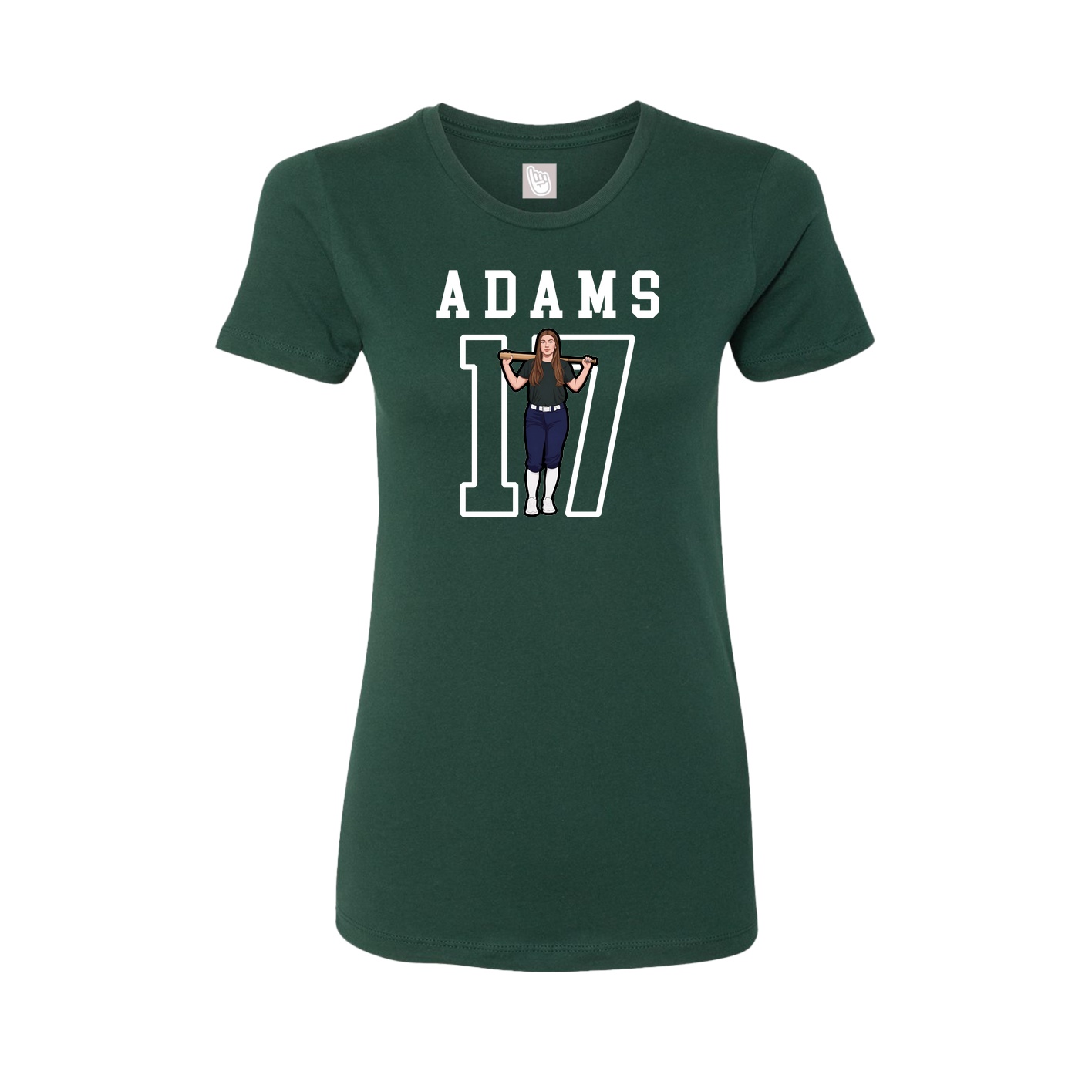 Fitted Women's Tee — Shirsey in Green