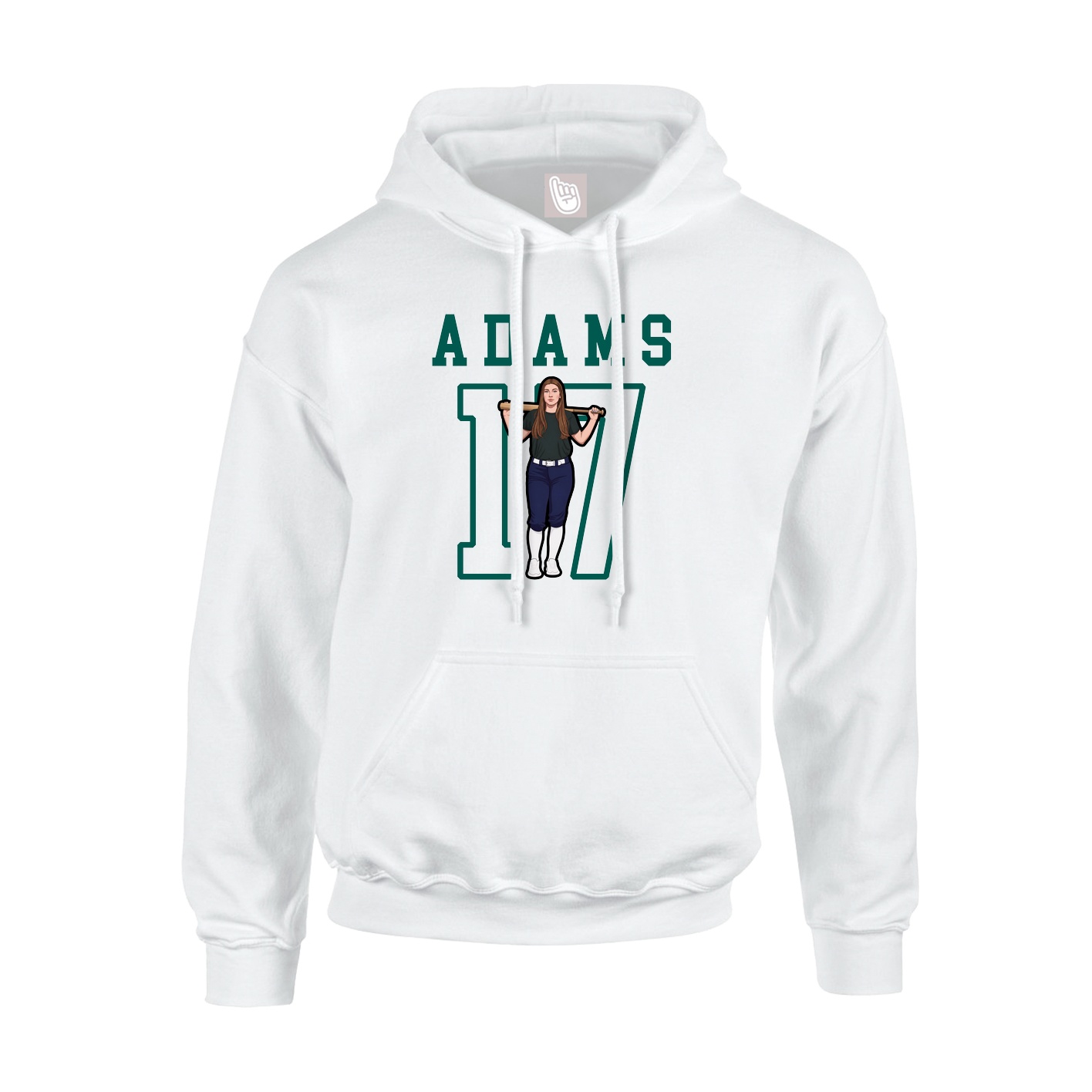 Youth Hoodie — Shirsey in White