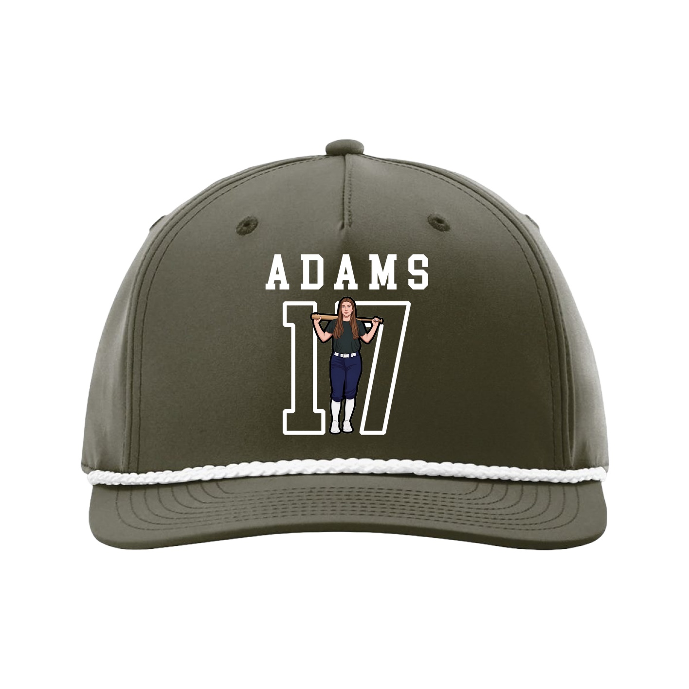 Five-Panel Classic Rope Cap — Shirsey in Green