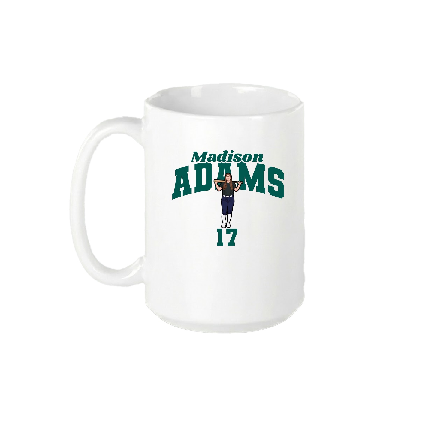 15oz Coffee Mug — Signature Arch in White