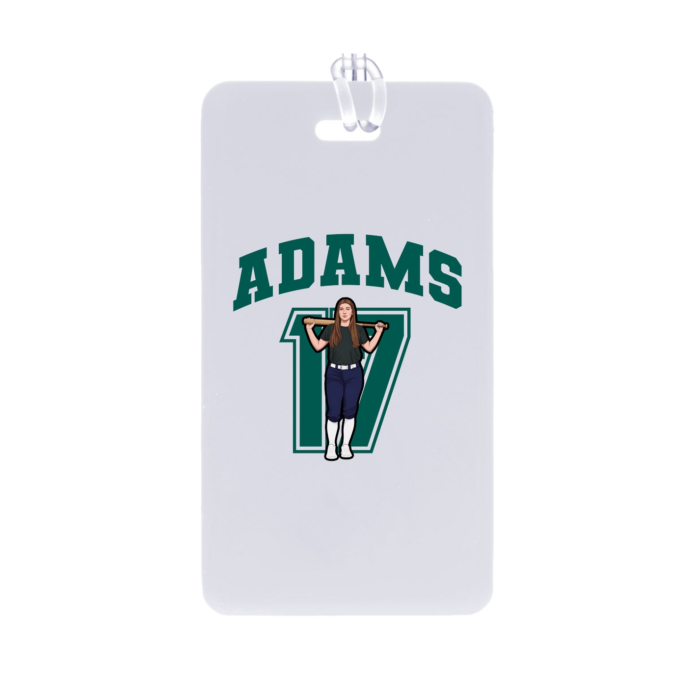 Bag Tag — Number in Classic