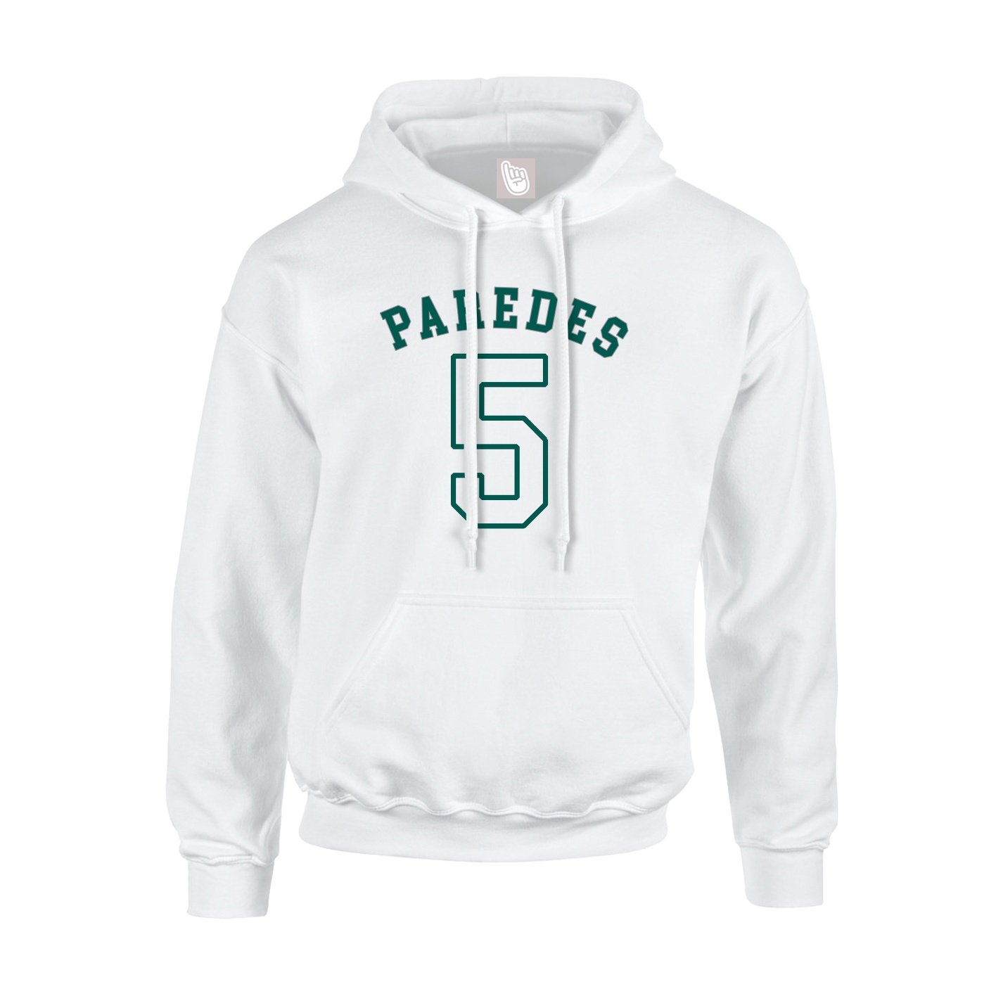 Hoodie — Shirsey Arch in White