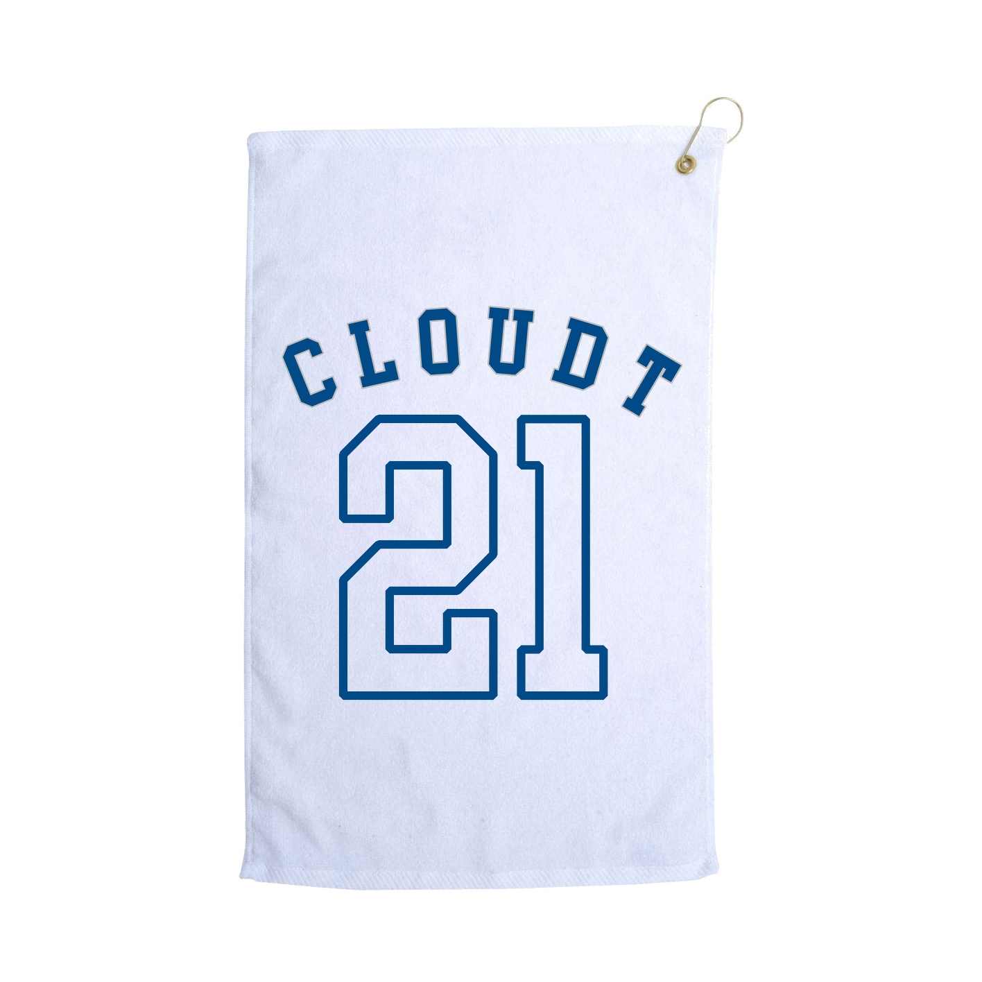 Golf Towel — Shirsey Arch in White