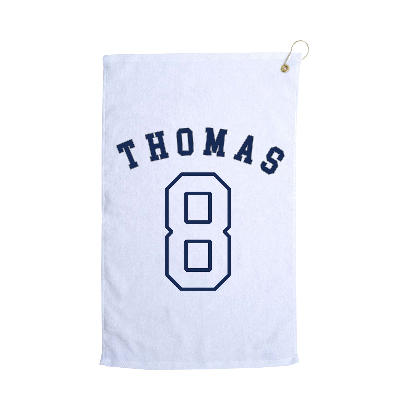 Golf Towel — Shirsey Arch in White