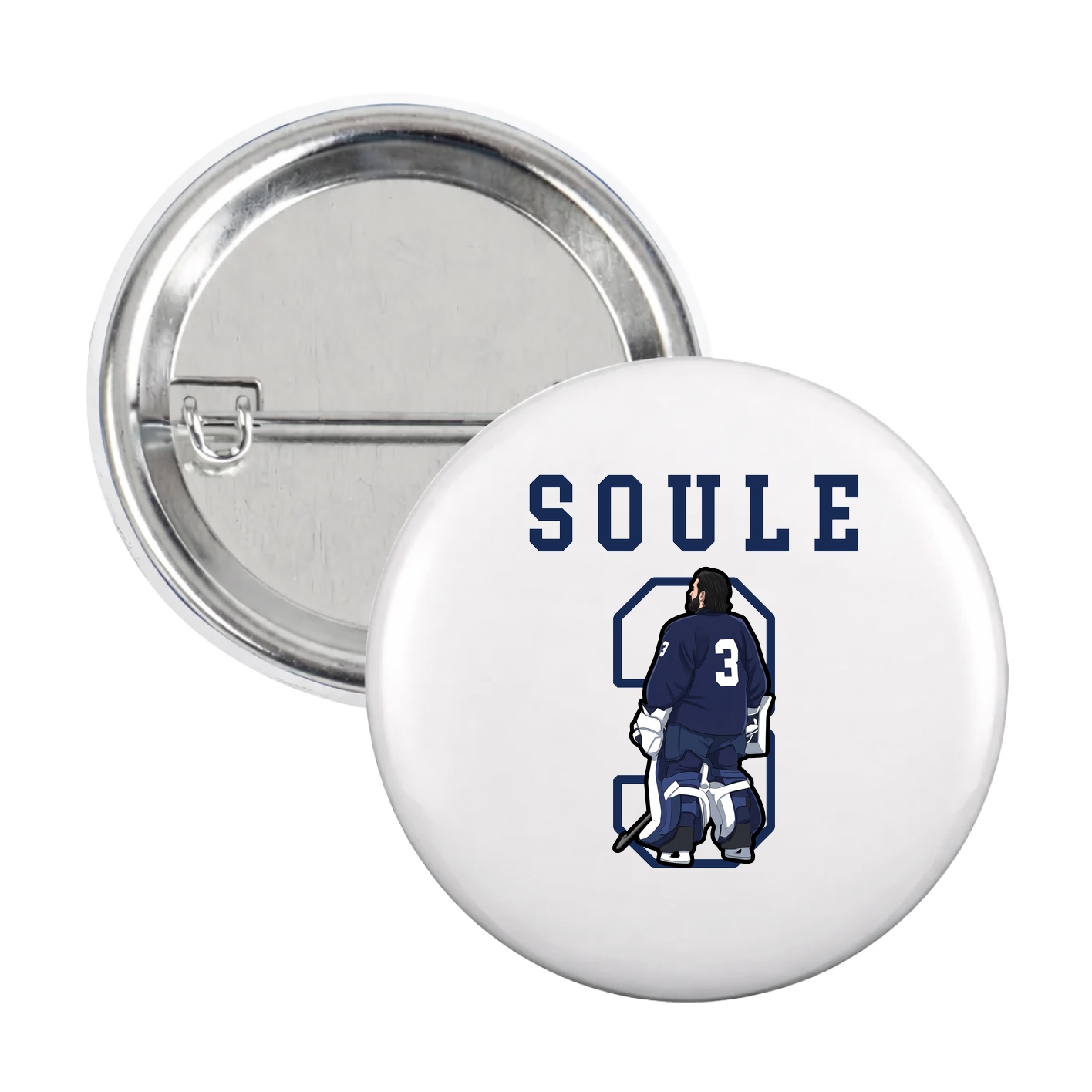 Game Day Button — Shirsey in White