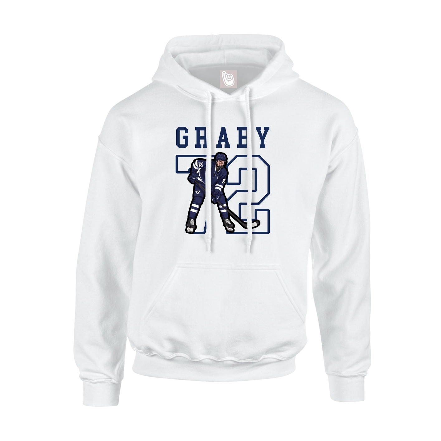 Hoodie — Shirsey in White